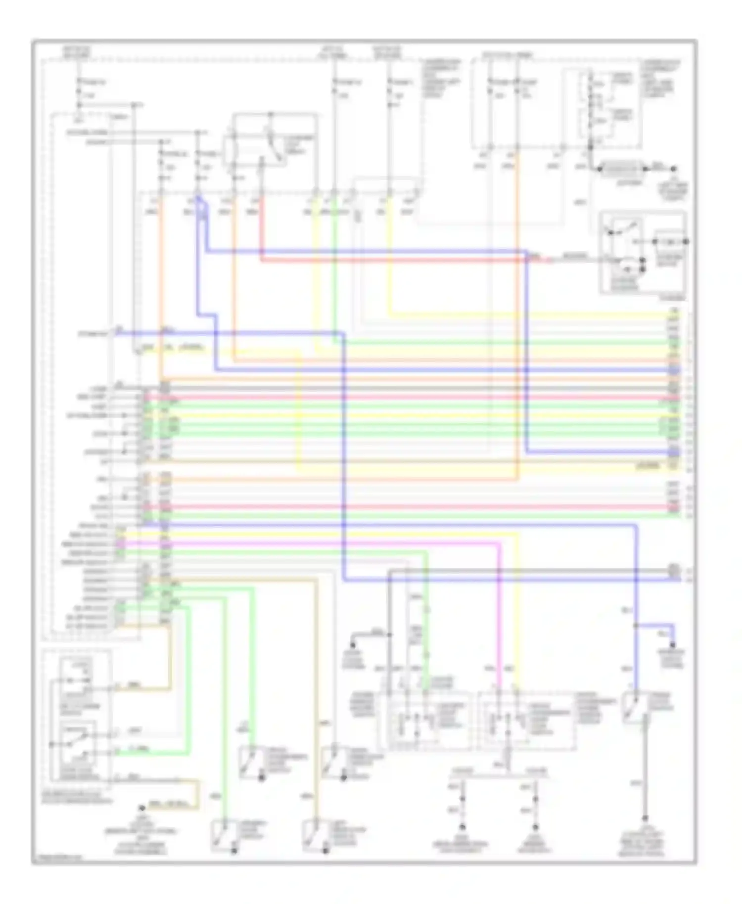 Wiring diagram multi fuse 2 for Honda Civic VIII facelift (2008-2011) (4 of 7)