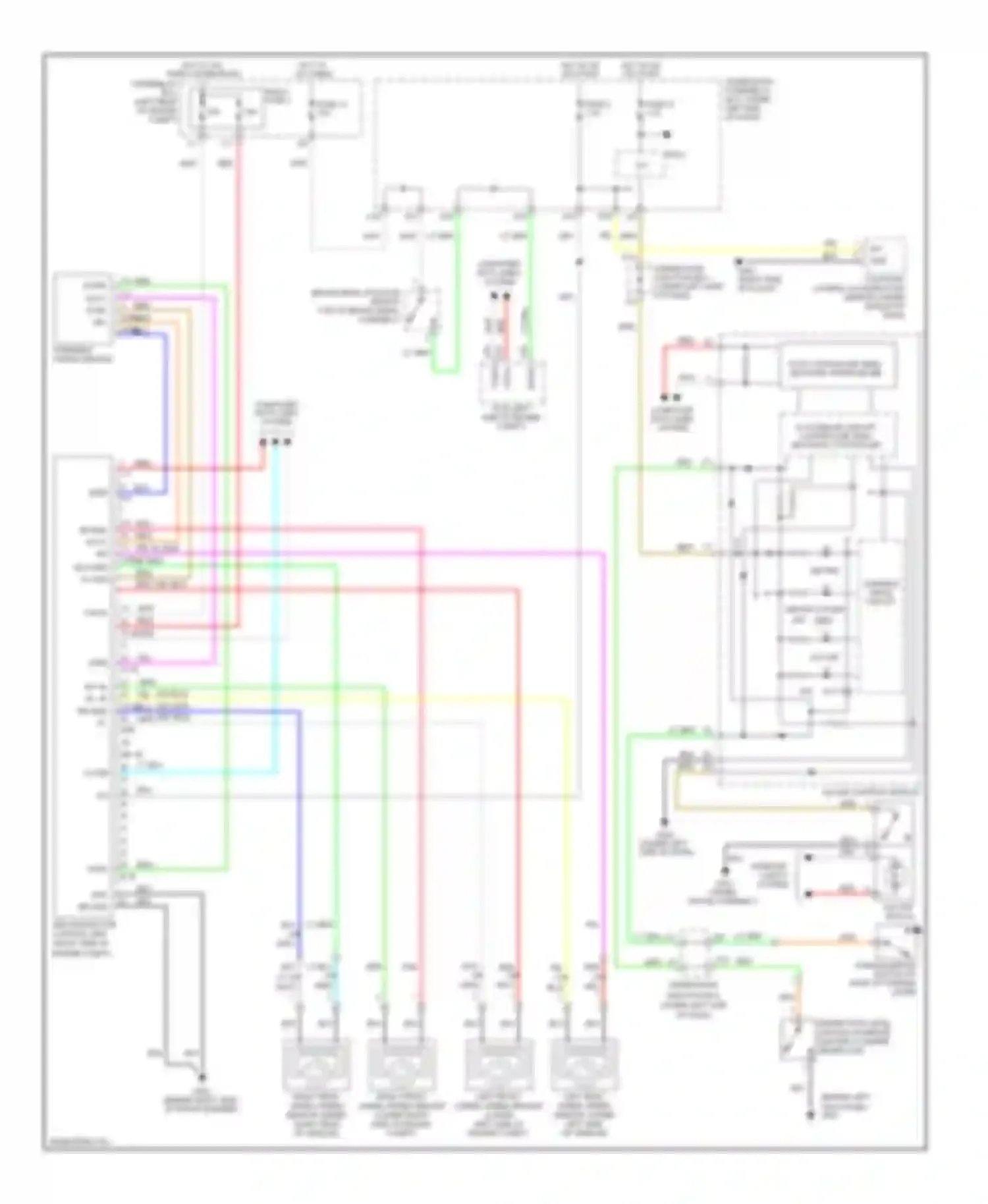 Wiring diagram multi fuse 3 for Honda Civic VIII facelift (2008-2011) (1 of 6)