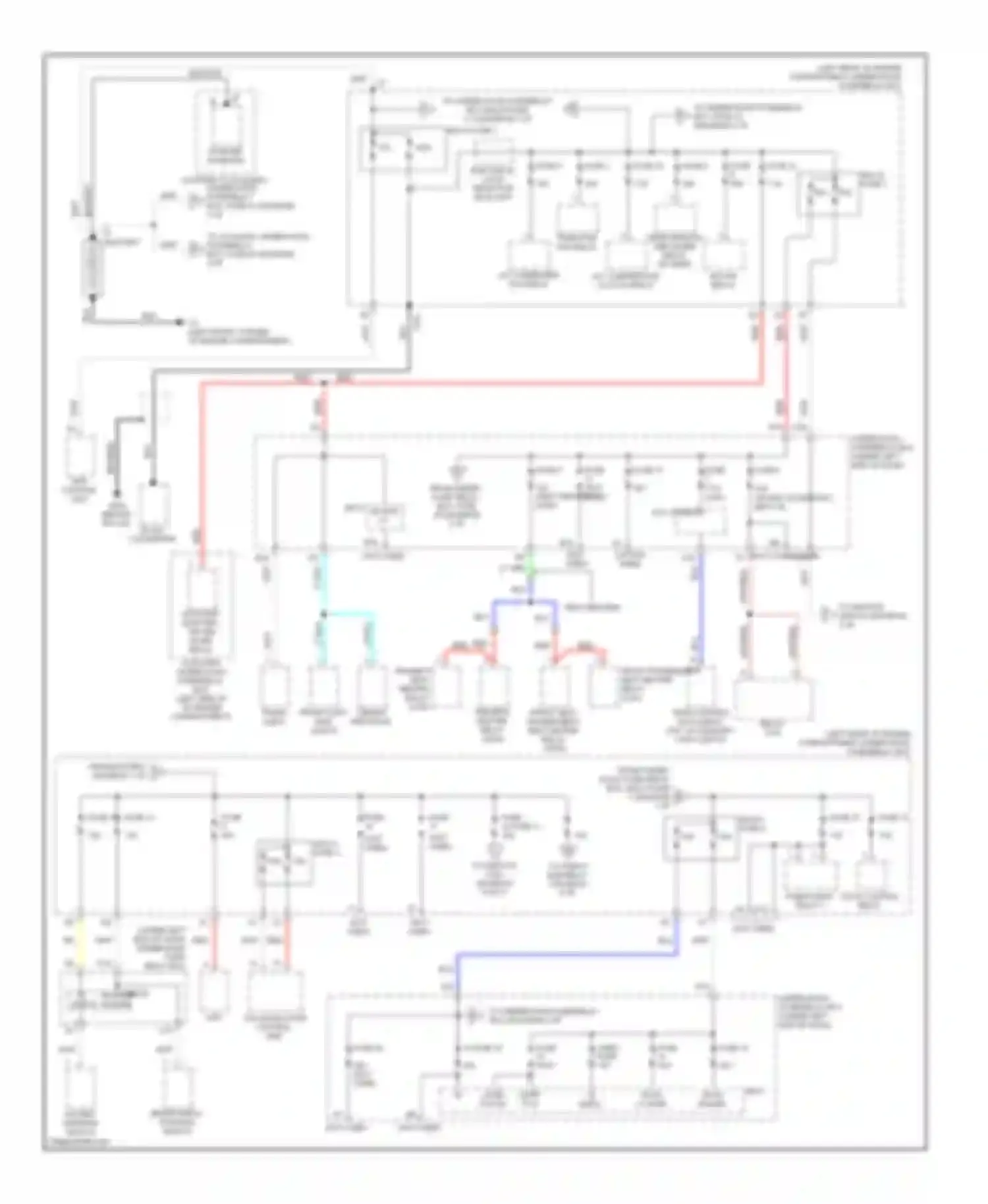 Wiring diagram multi-fuse 4 for Honda Civic VIII facelift (2008-2011) (2 of 6)