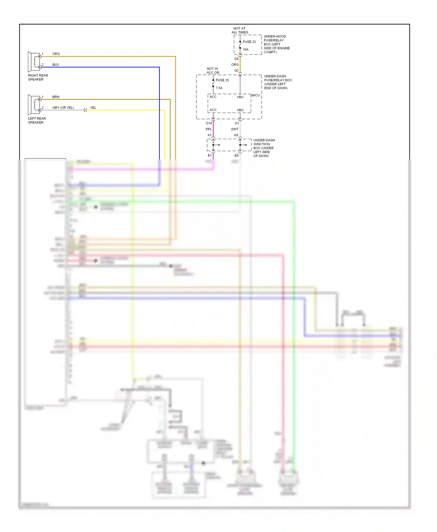 Wiring diagram nca for Honda Civic VIII facelift (2008-2011) (28 of 32)