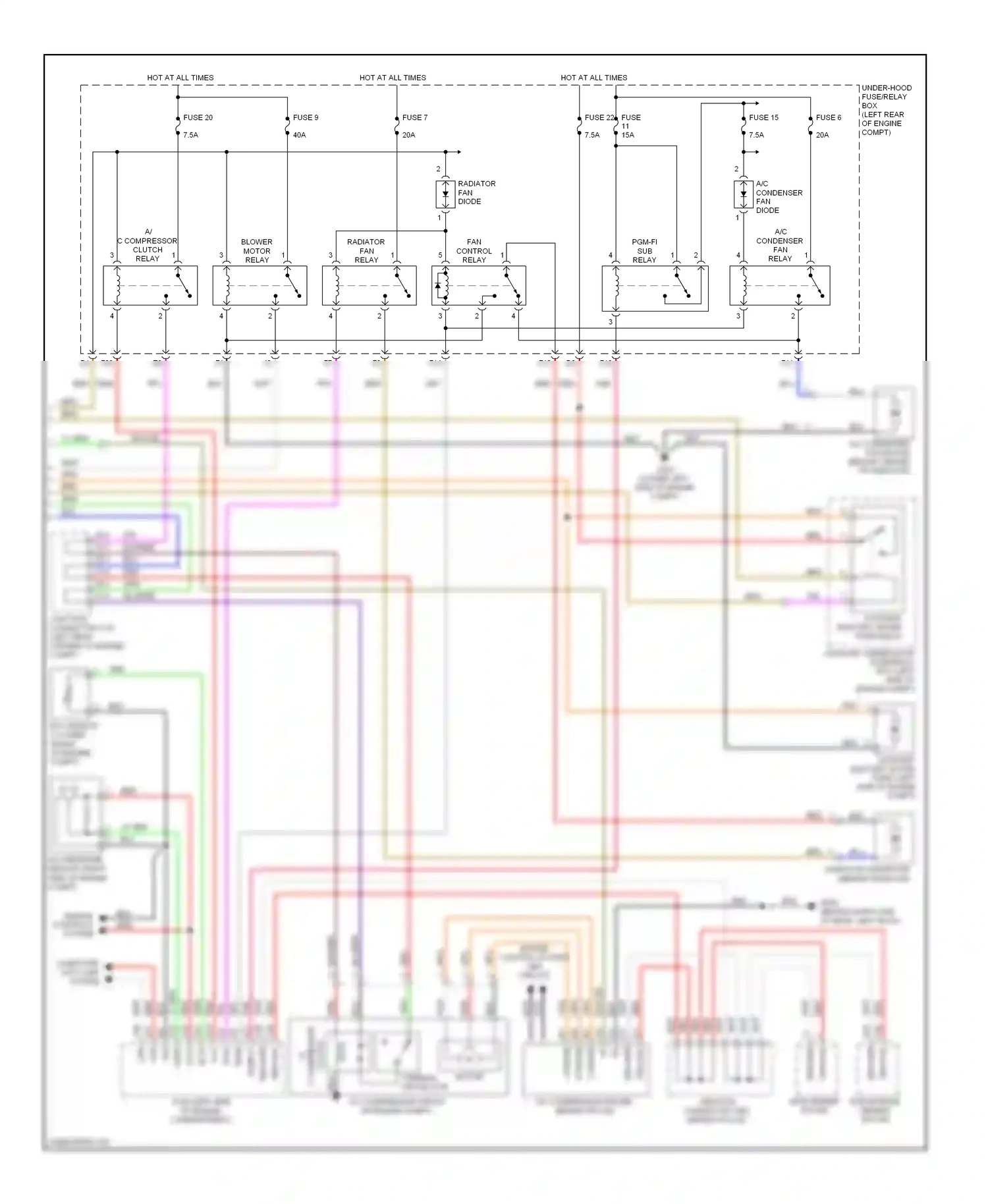 Wiring diagram nca for Honda Civic VIII facelift (2008-2011) (1 of 32)