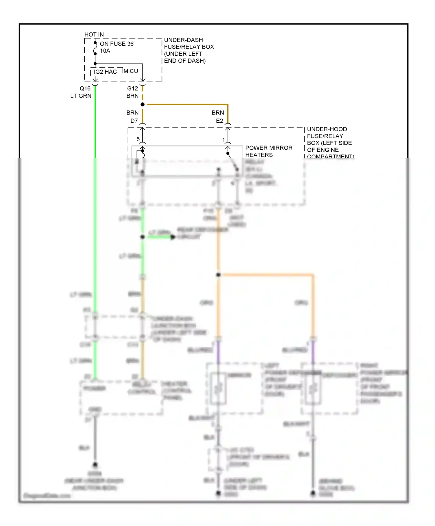 Wiring diagram org/ for Honda Civic VIII facelift (2008-2011) (28 of 121)