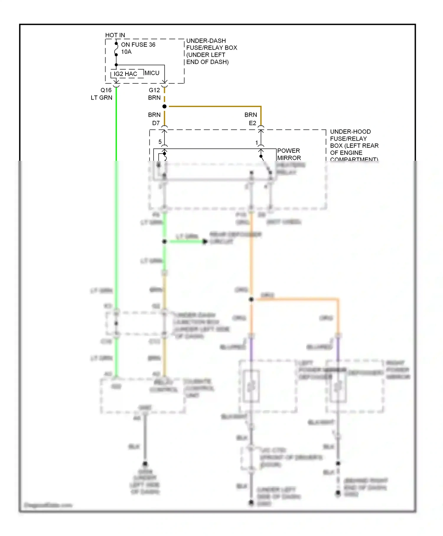 Wiring diagram org/ for Honda Civic VIII facelift (2008-2011) (27 of 121)