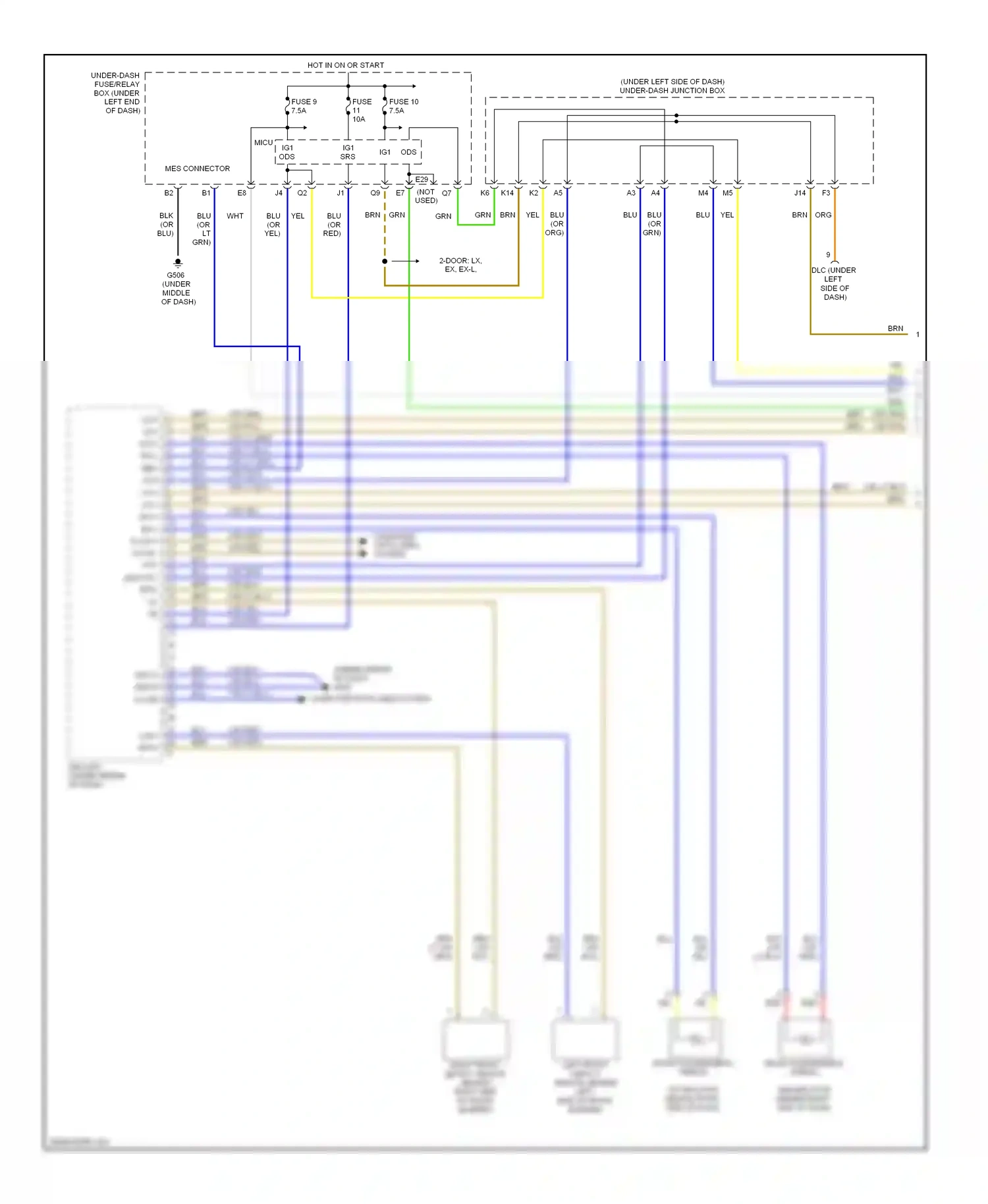 Wiring diagram org/ for Honda Civic VIII facelift (2008-2011) (106 of 121)