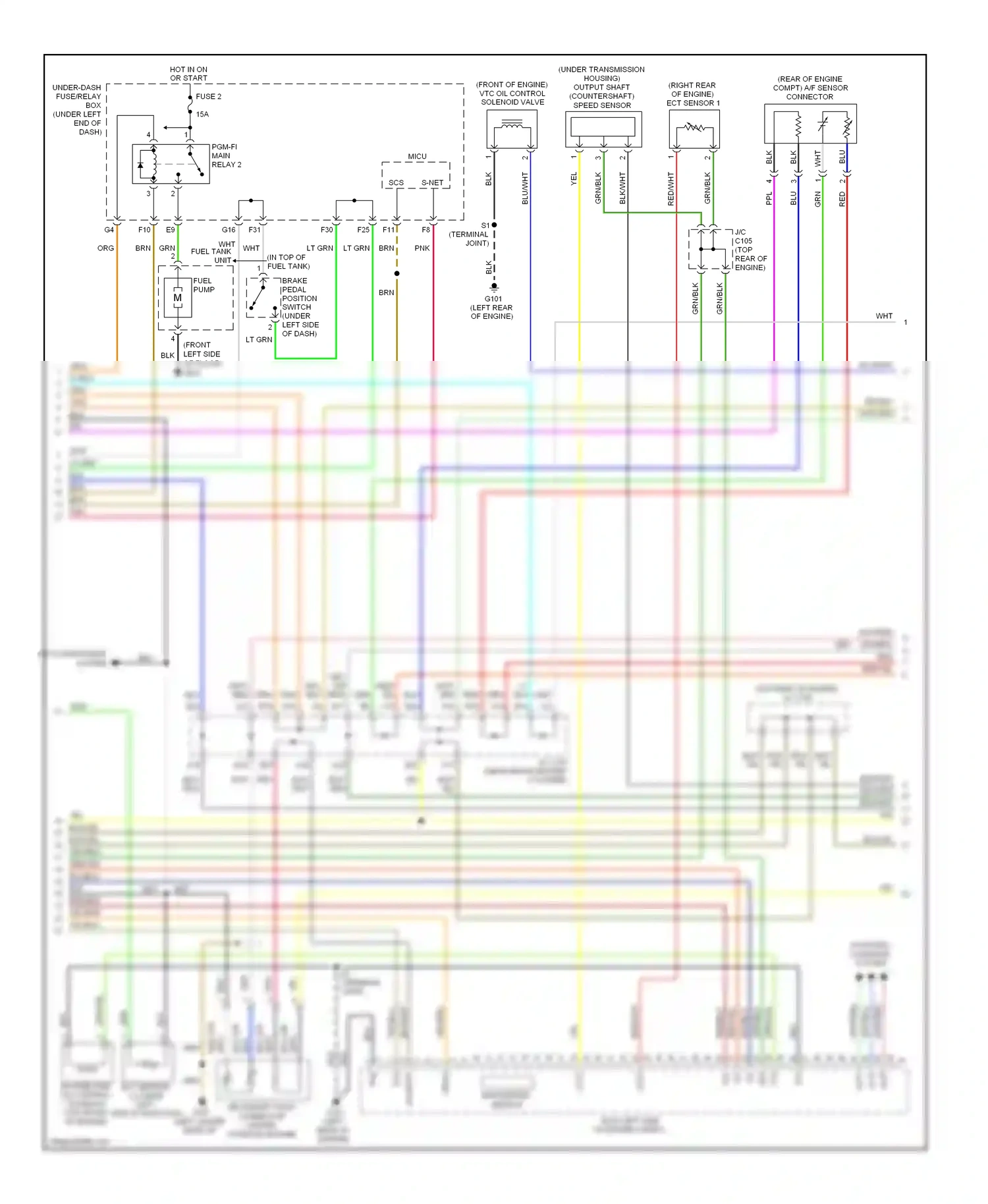 Wiring diagram org/ for Honda Civic VIII facelift (2008-2011) (50 of 121)