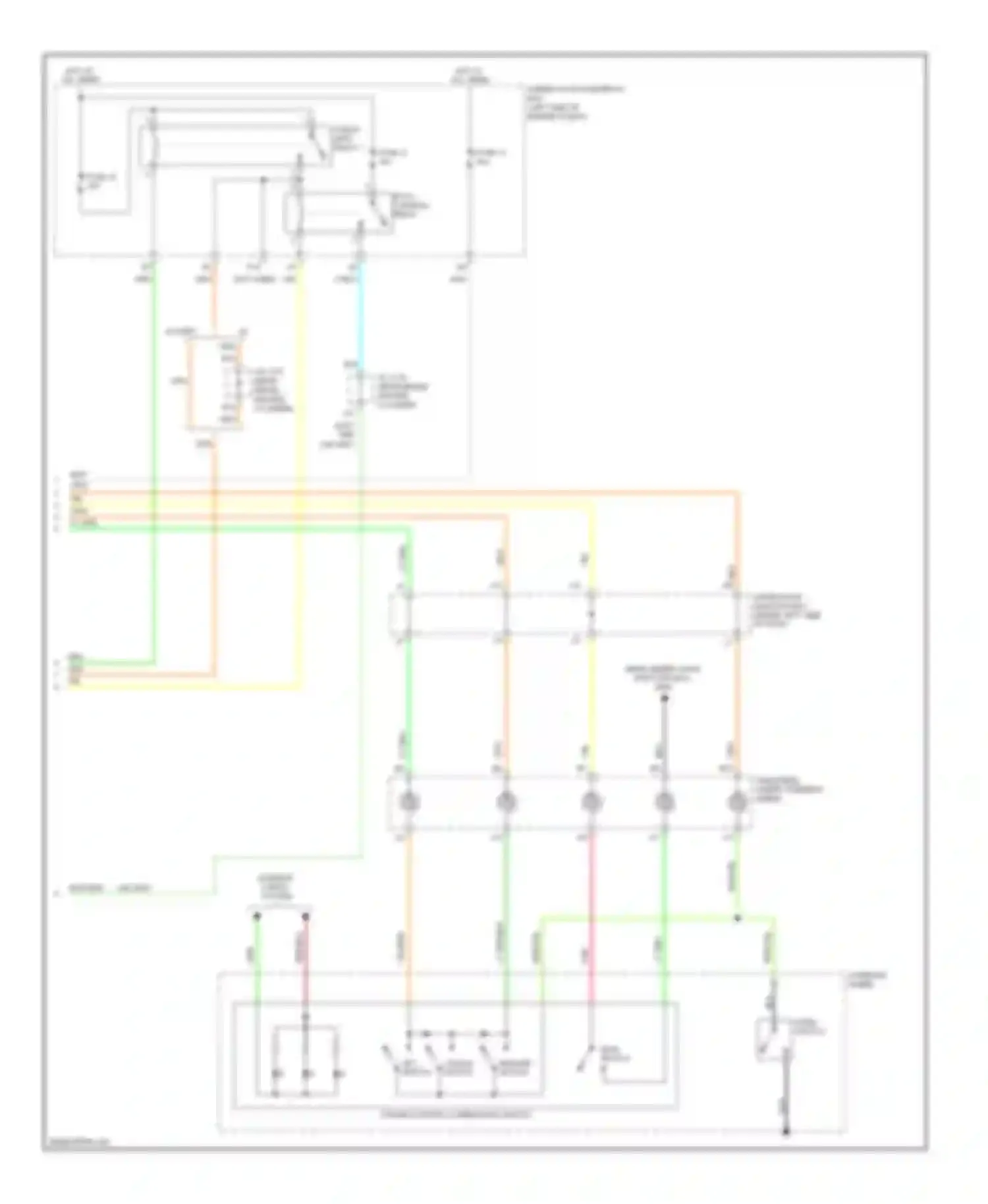 Wiring diagram pgm-fi main relay 1 for Honda Civic VIII facelift (2008-2011) (1 of 12)