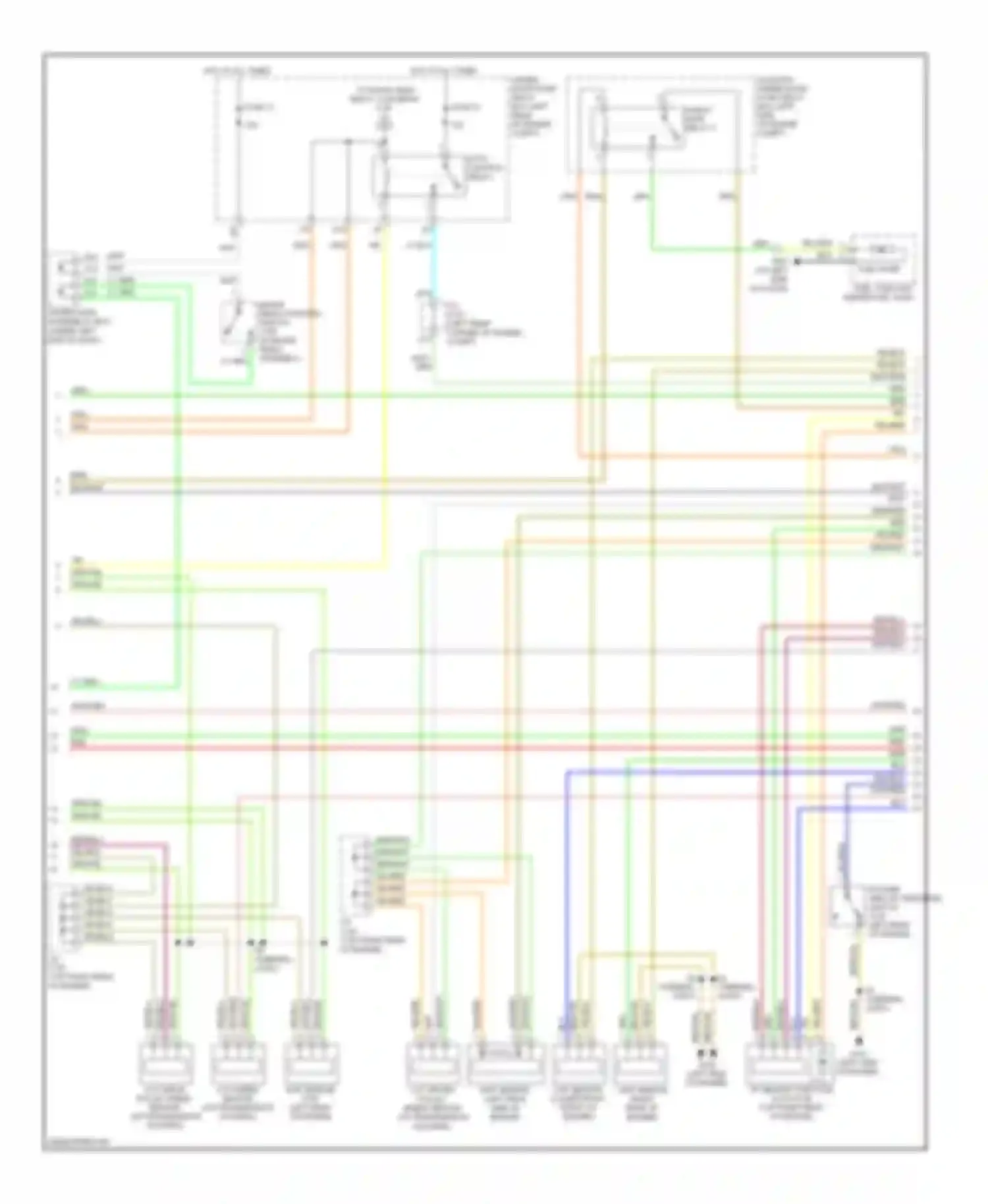 Wiring diagram pgm-fi main relay 2 for Honda Civic VIII facelift (2008-2011) (4 of 6)