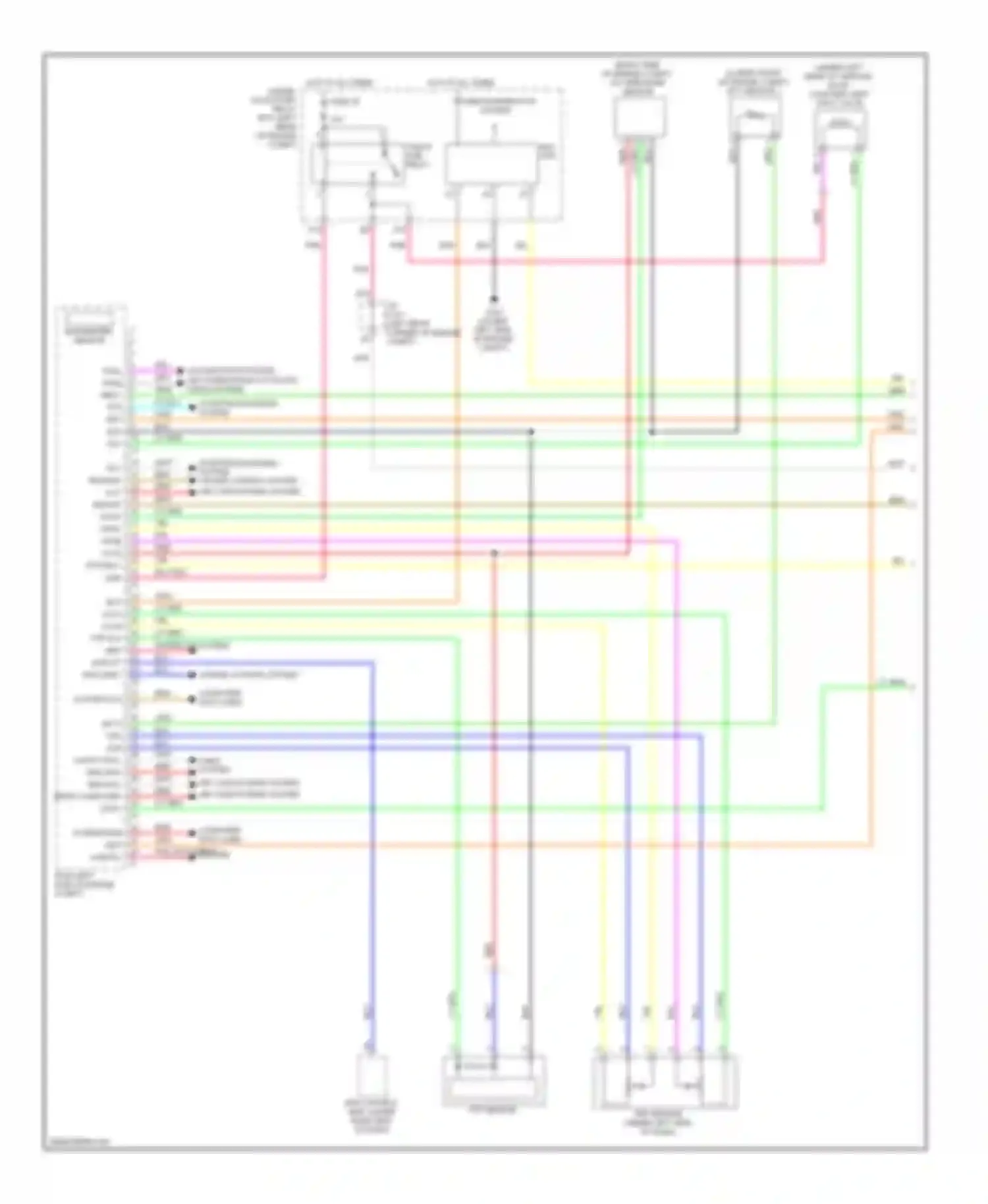 Wiring diagram pgm-fi sub- relay for Honda Civic VIII facelift (2008-2011) (5 of 8)