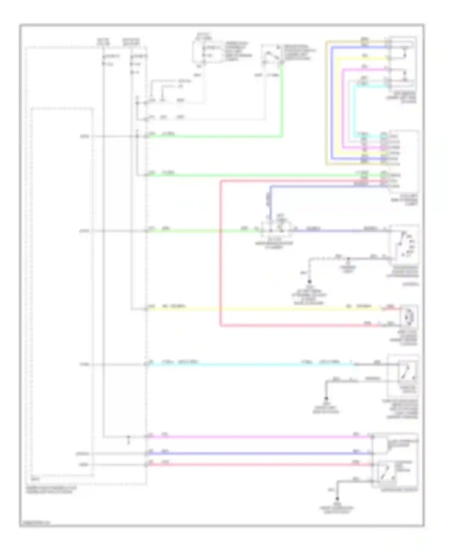 Wiring diagram pnk ignition key switch for Honda Civic VIII facelift (2008-2011) (2 of 3)