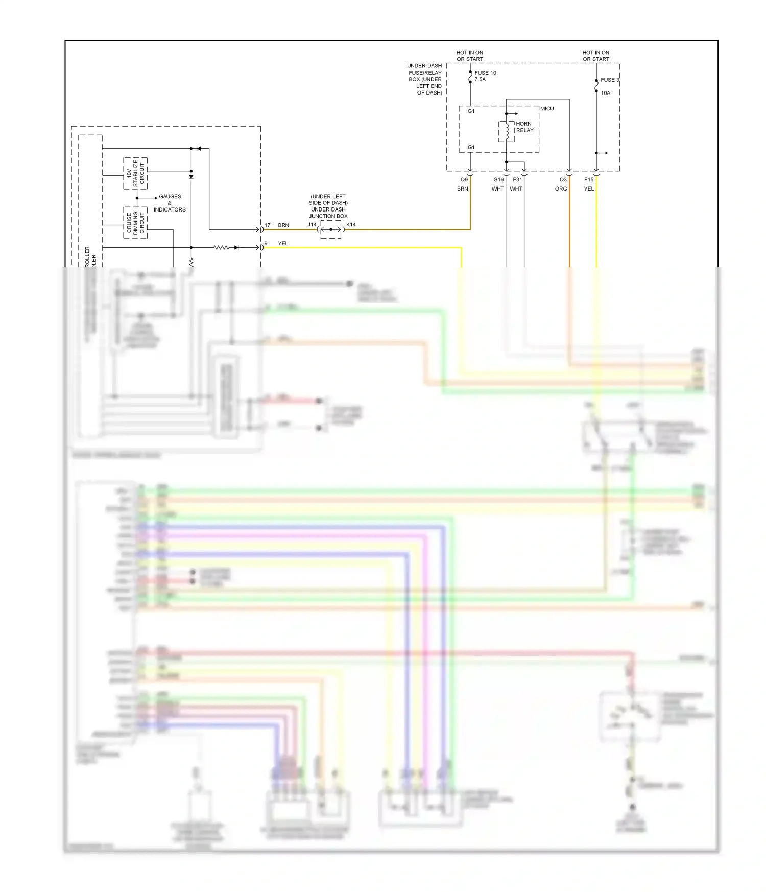 Wiring diagram red/blu for Honda Civic VIII facelift (2008-2011) (1 of 18)