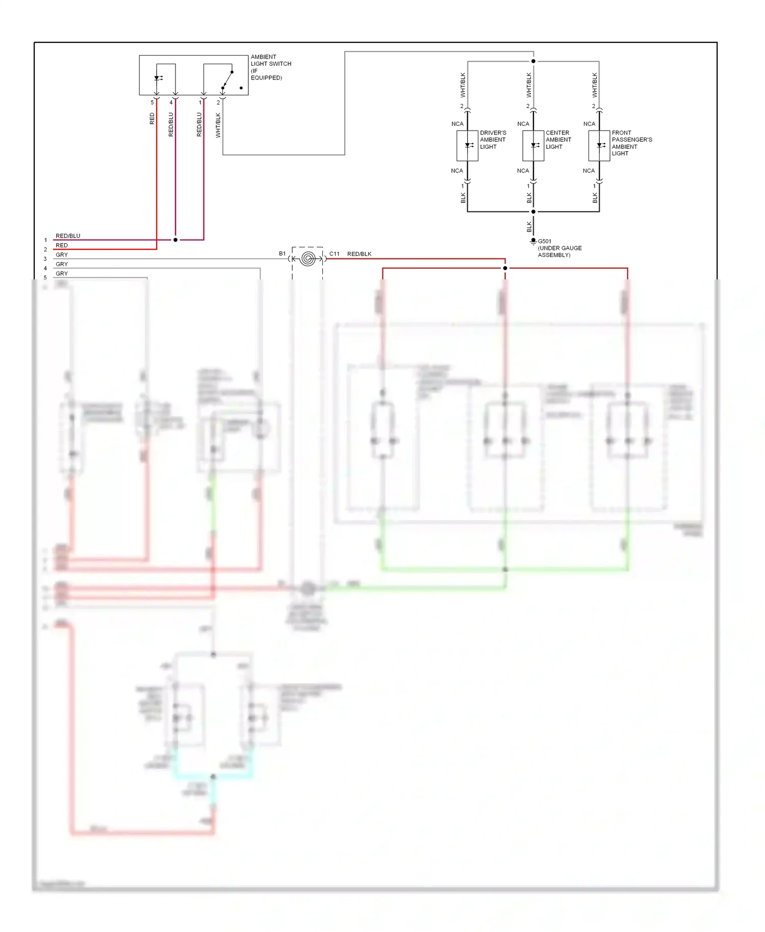 Wiring diagram red/blu for Honda Civic VIII facelift (2008-2011) (12 of 18)