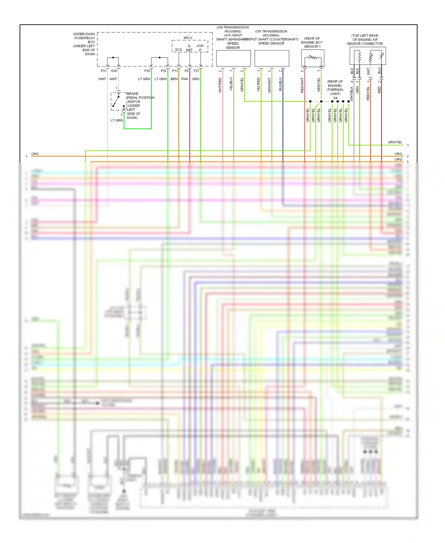 Wiring diagram red/blu for Honda Civic VIII facelift (2008-2011) (9 of 18)
