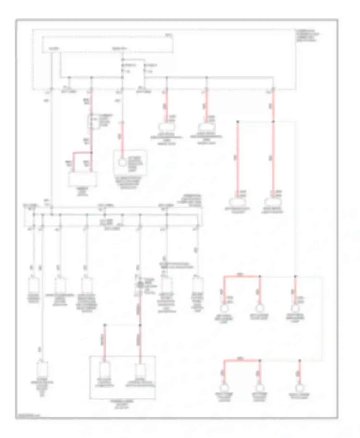 Wiring diagram right front side marker/parking/ turn signal light for Honda Civic VIII facelift (2008-2011) (1 of 3)