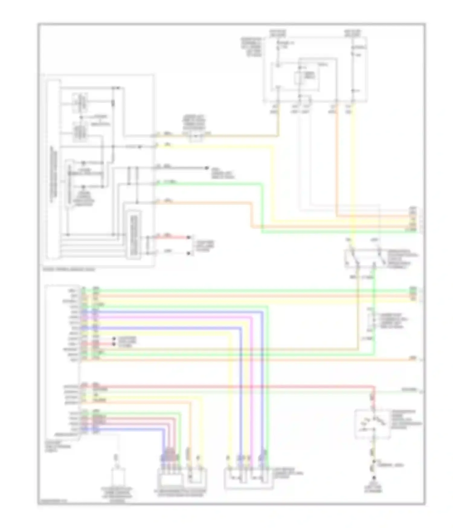 Wiring diagram sensor input for Honda Civic VIII facelift (2008-2011) (2 of 2)