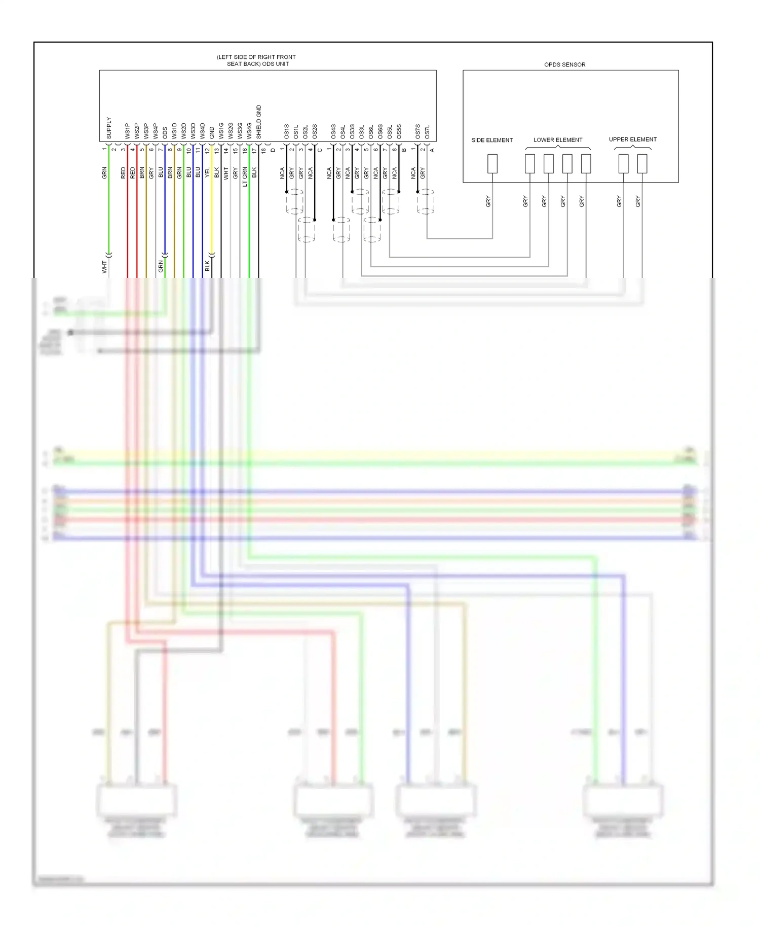 Wiring diagram shield gnd for Honda Civic VIII facelift (2008-2011) (2 of 2)