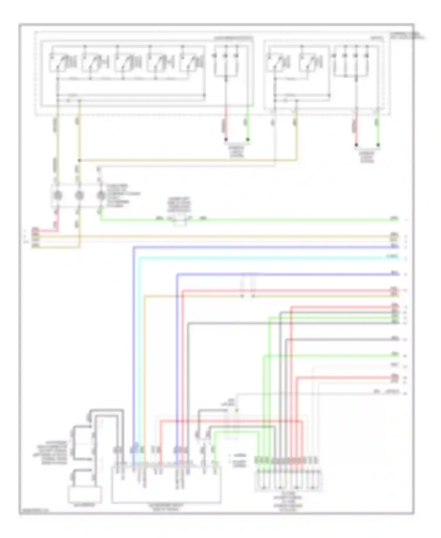 Wiring diagram switch up for Honda Civic VIII facelift (2008-2011) (1 of 4)