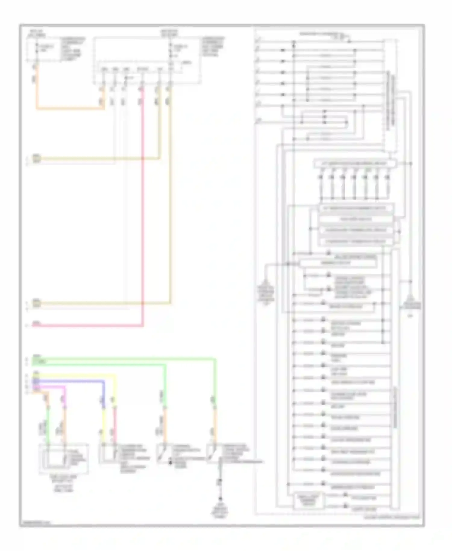 Wiring diagram trunk open ind for Honda Civic VIII facelift (2008-2011) (1 of 3)