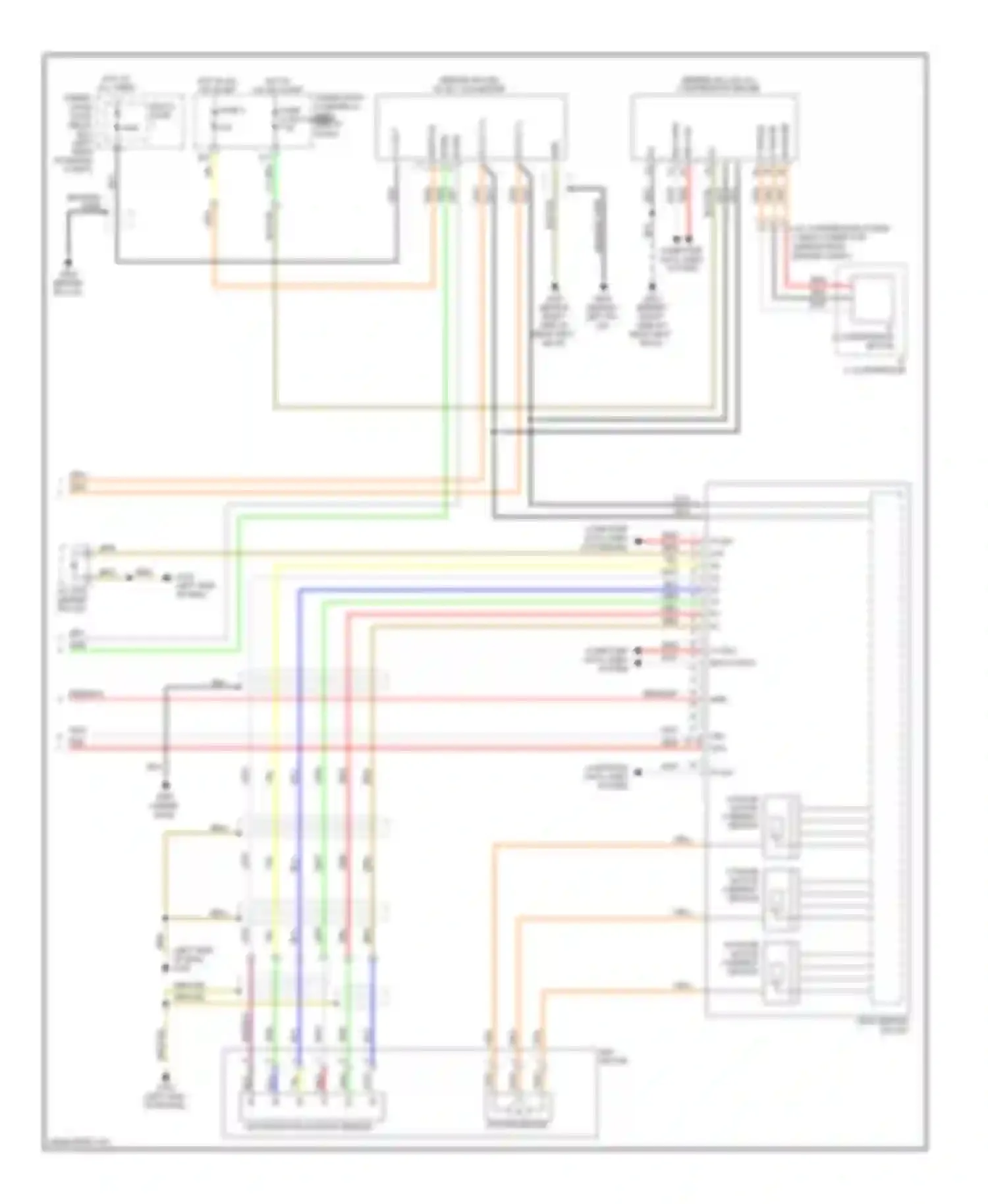 Wiring diagram u phase motor current sensor for Honda Civic VIII facelift (2008-2011) (1 of 1)