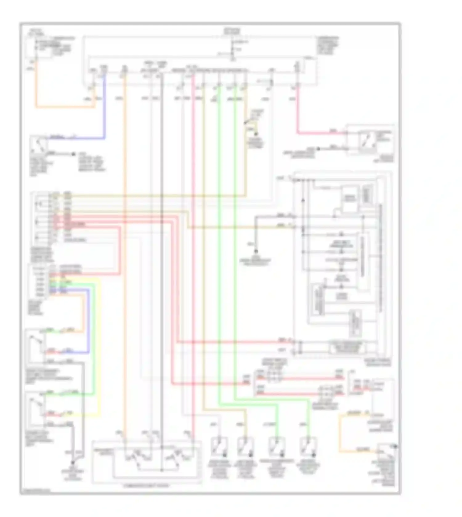 Wiring diagram under-dash junction box for Honda Civic VIII facelift (2008-2011) (1 of 6)