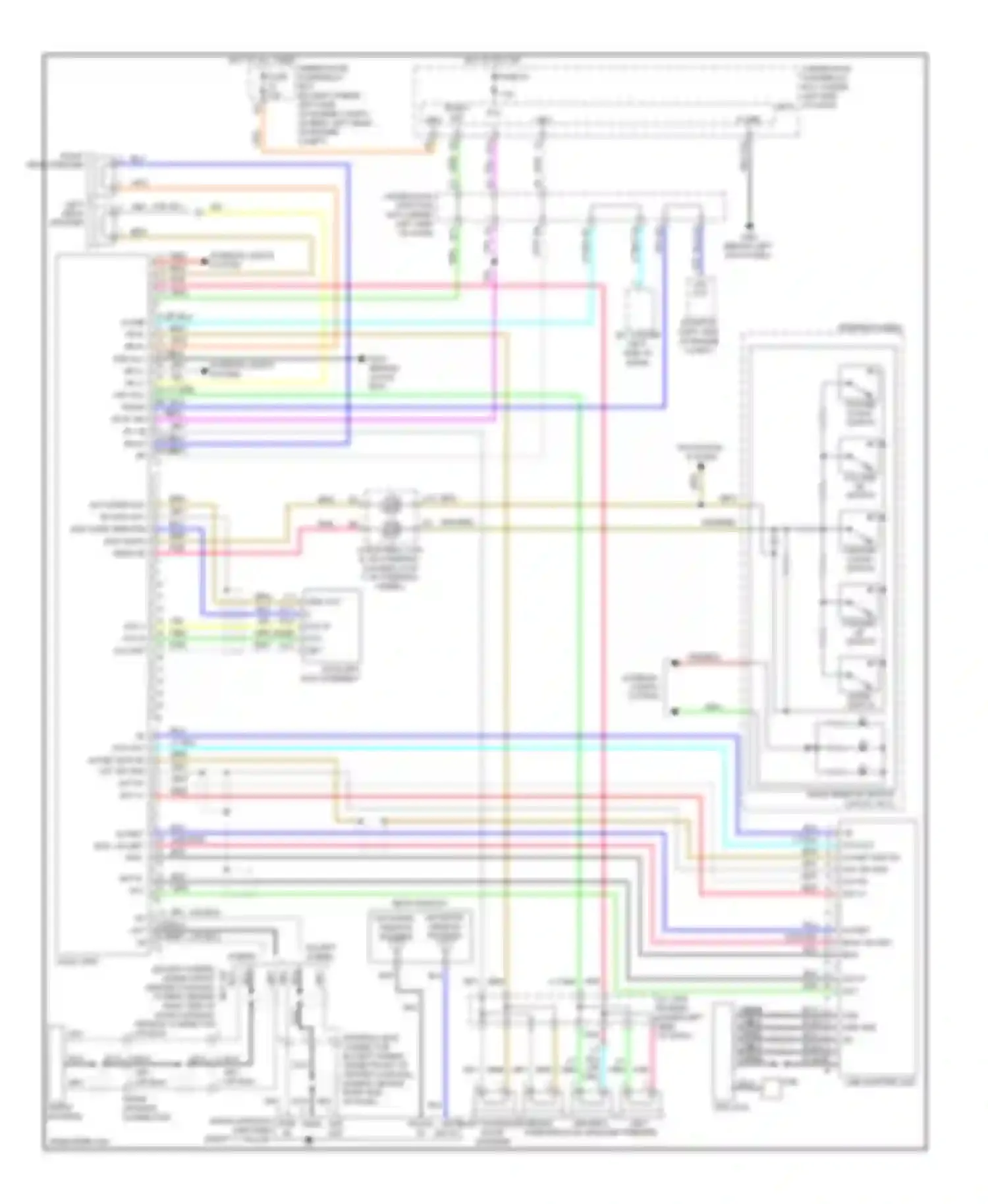 Wiring diagram usb adapter unit for Honda Civic VIII facelift (2008-2011) (5 of 6)