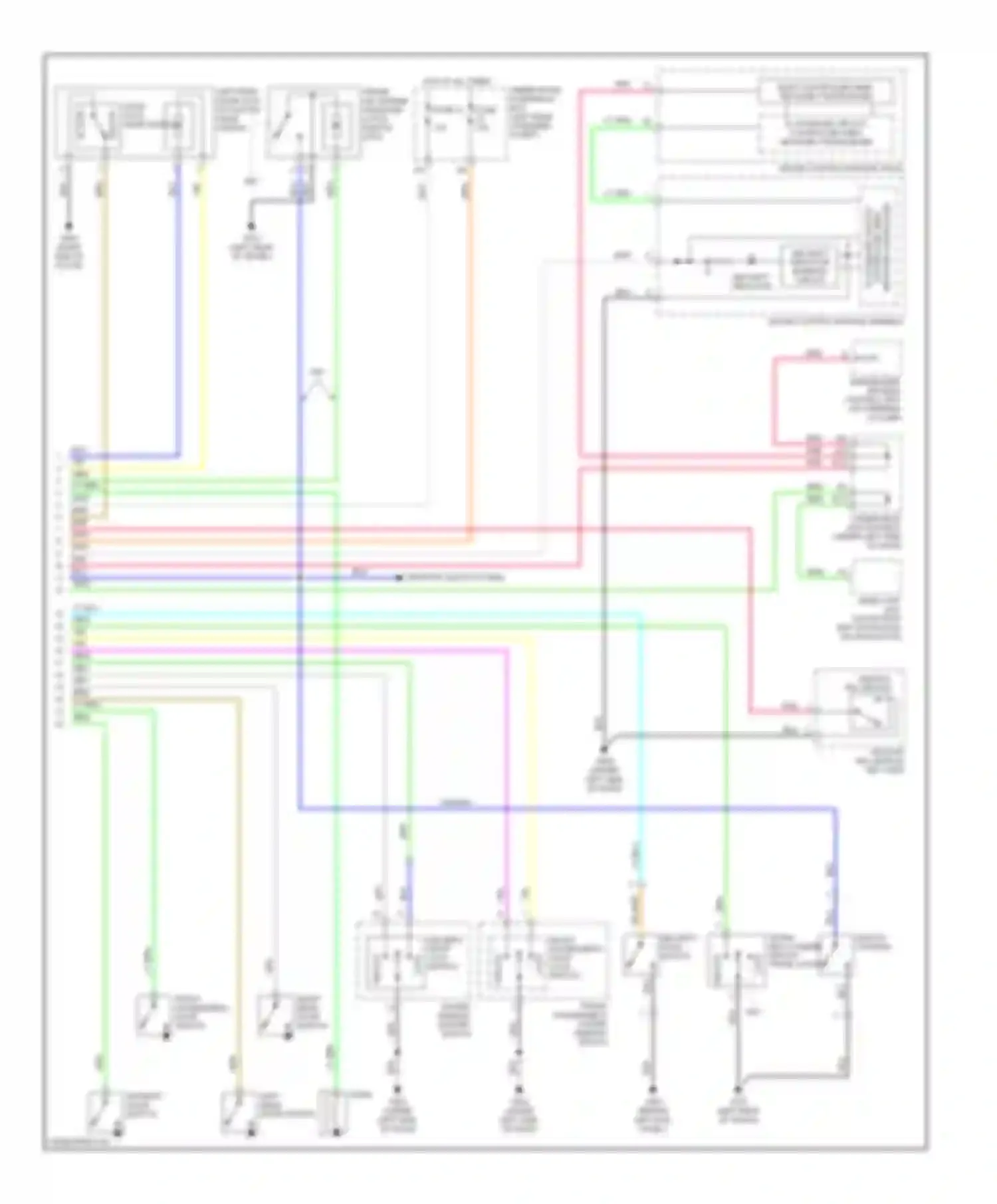 Civic Honda VIII (2005-2009): Forced entry circuit, hybrid (2 of 2)