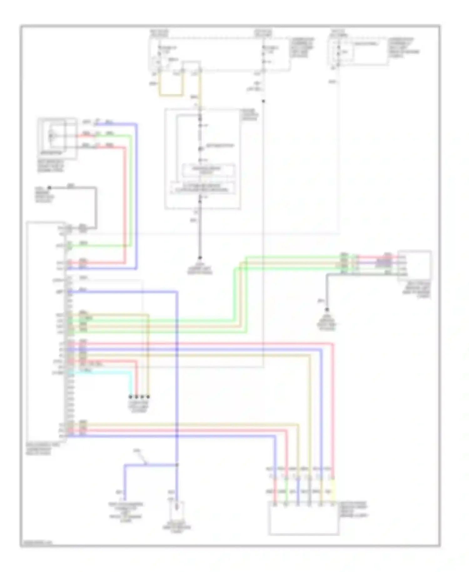 Civic Honda VIII (2005-2009): Electronic power steering circuit, hybrid