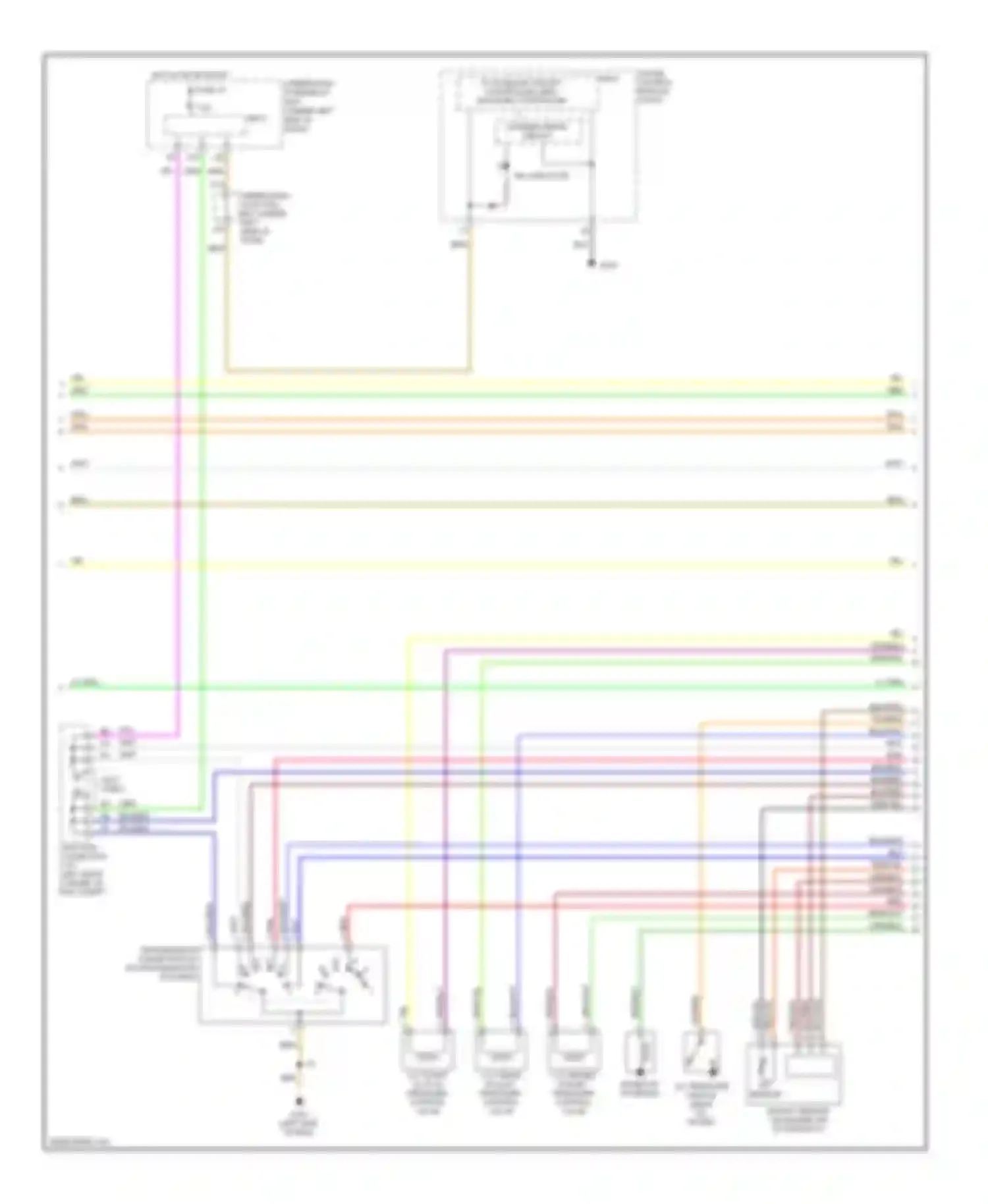 Civic Honda VIII (2005-2009): Wiring diagram engine performance 1.3l (2 of 5)