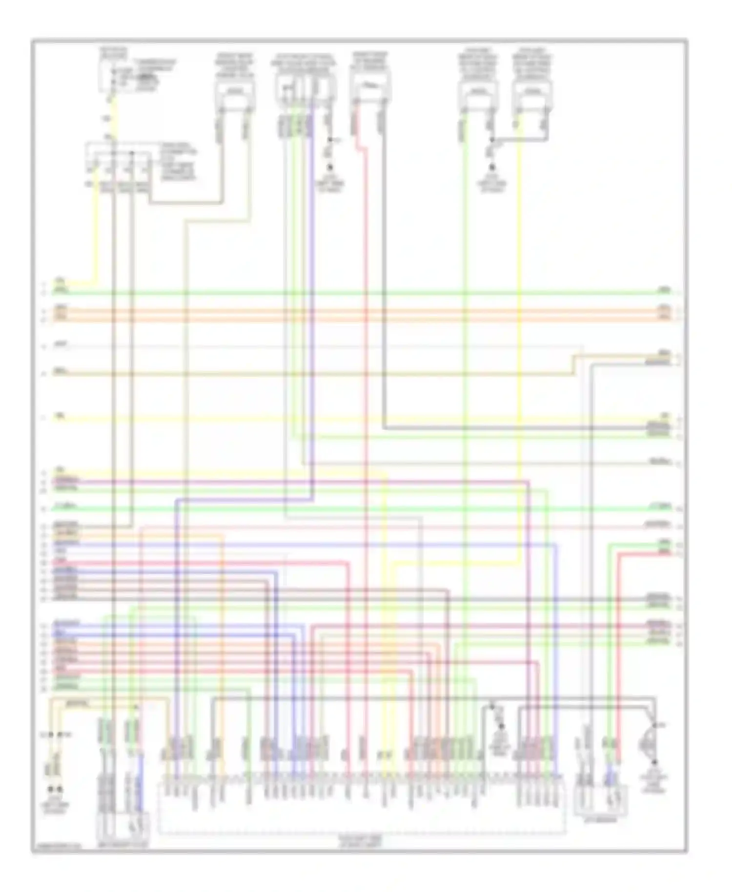 Civic Honda VIII (2005-2009): Wiring diagram engine performance 1.3l (3 of 5)