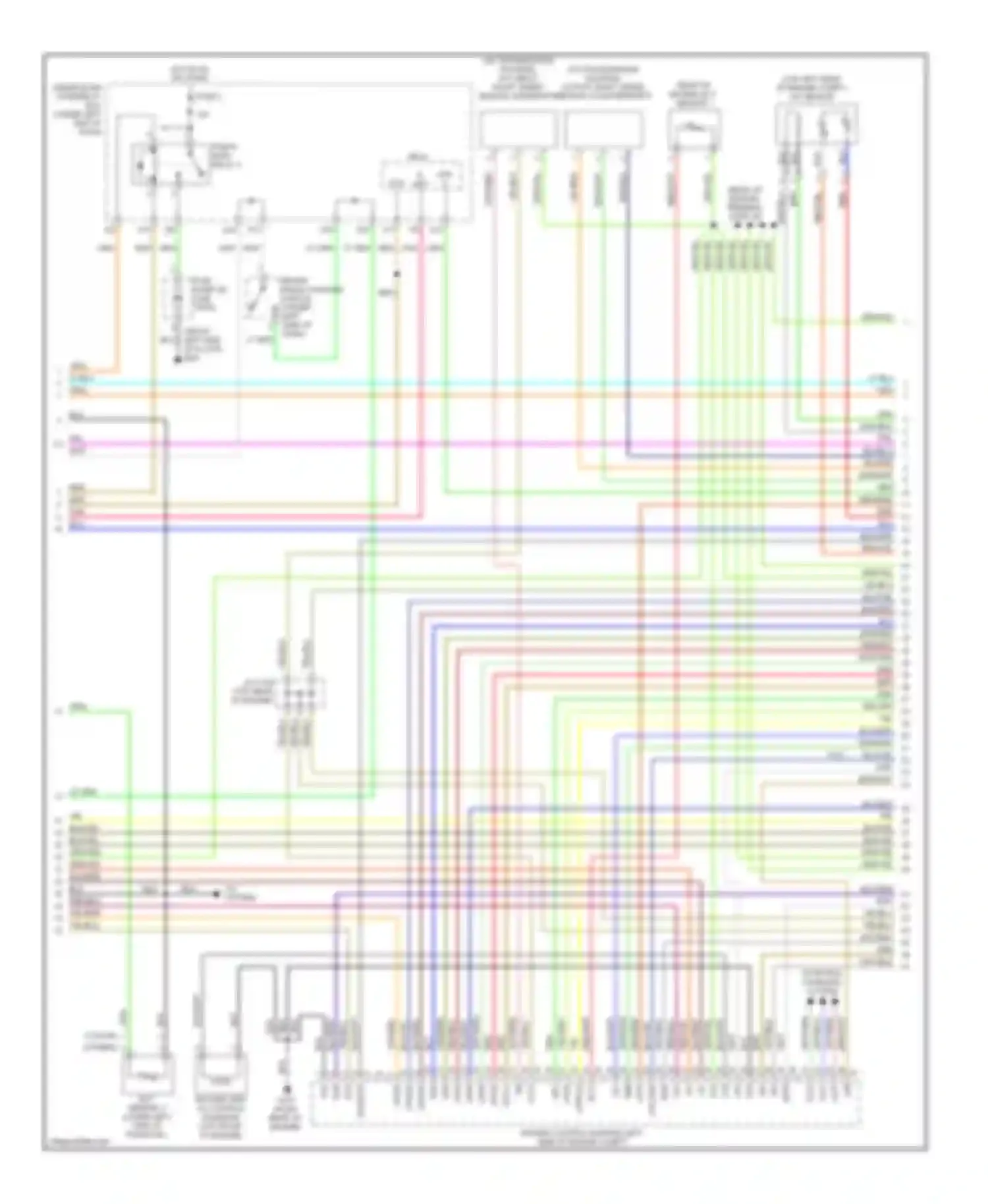 Civic Honda VIII (2005-2009): Wiring diagram engine performance 1.8l (2 of 5)