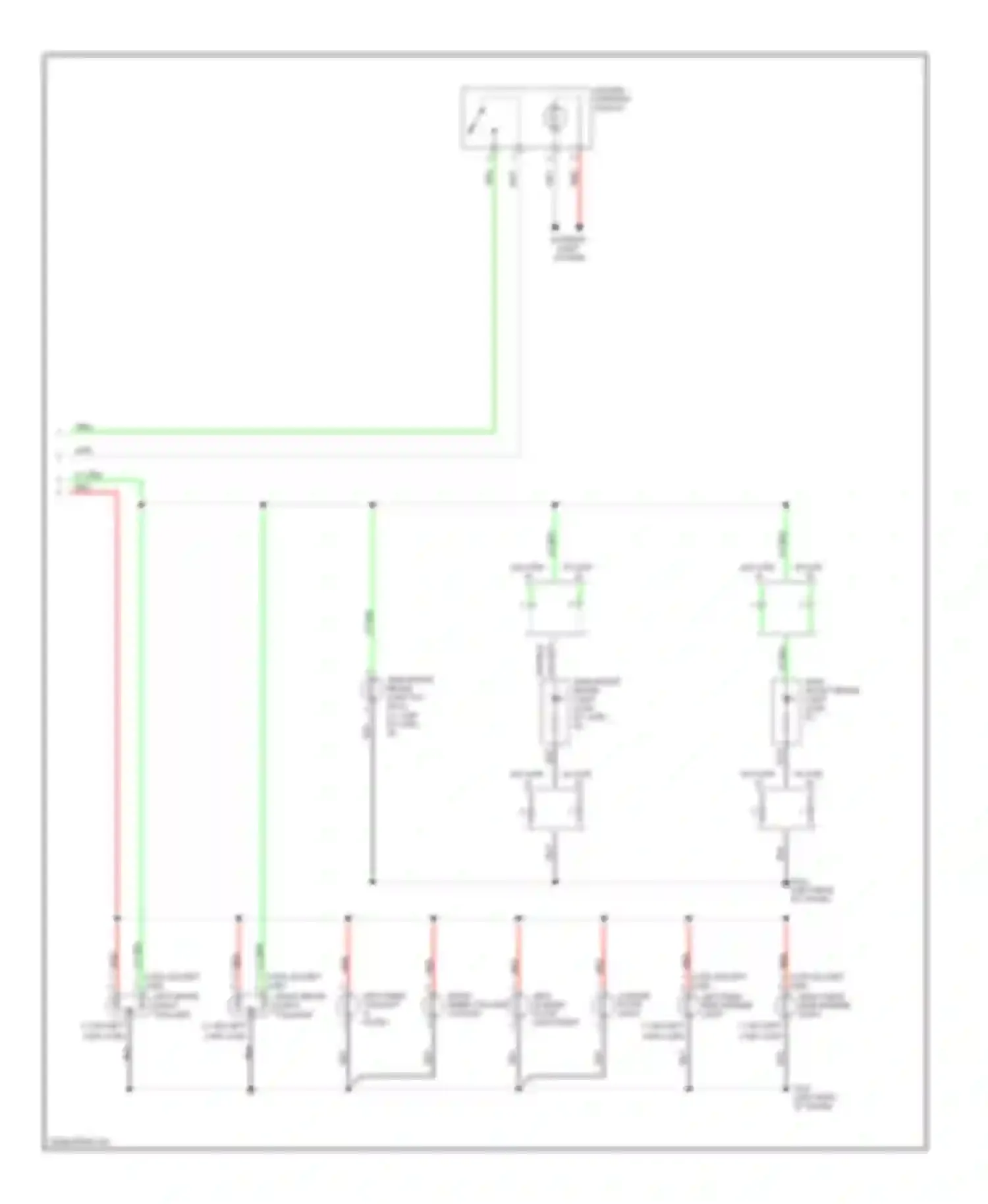 Civic Honda VIII (2005-2009): Exterior lamps circuit, except hybrid (2 of 2)
