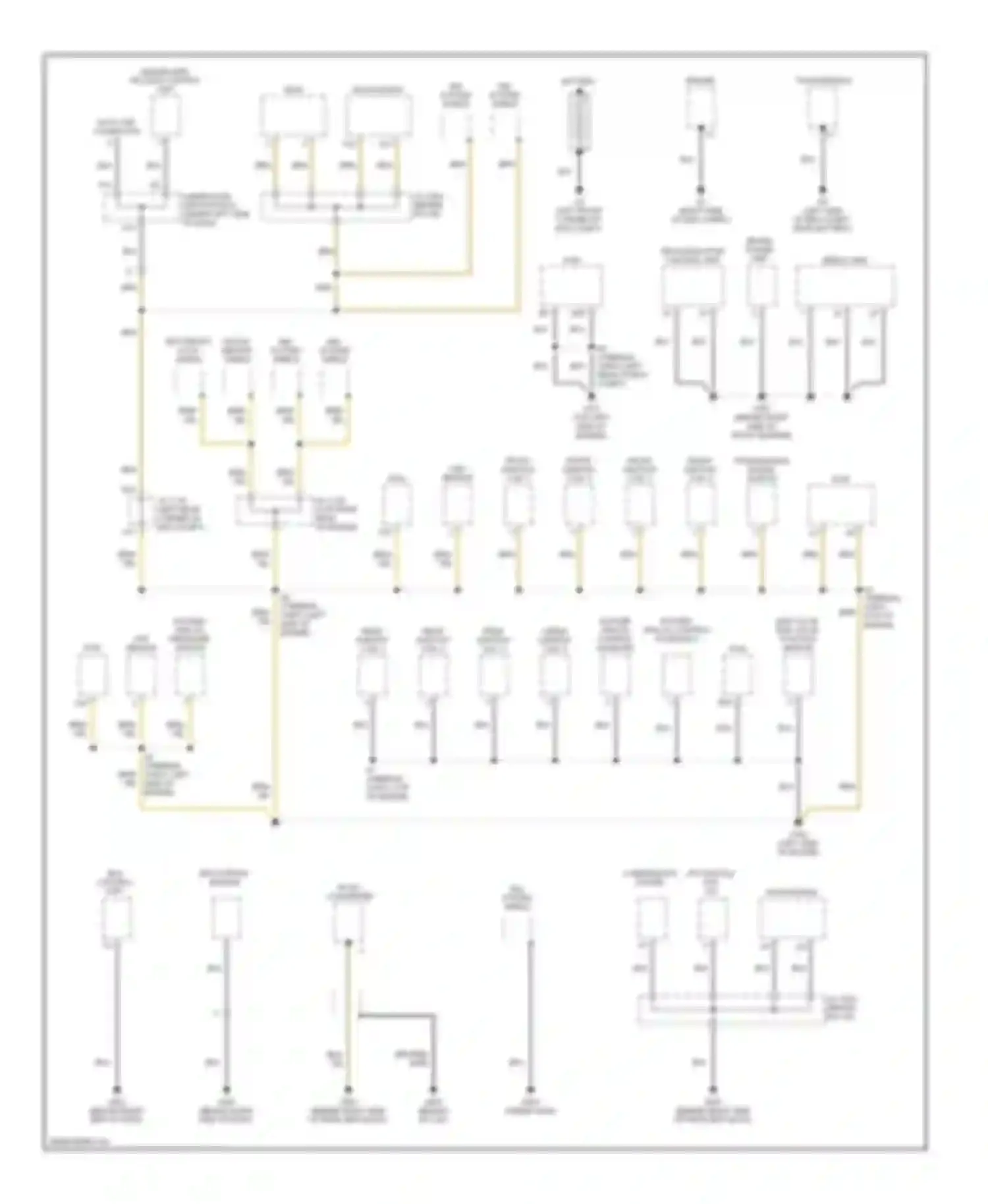 Civic Honda VIII (2005-2009): Ground distribution circuit, hybrid (1 of 3)