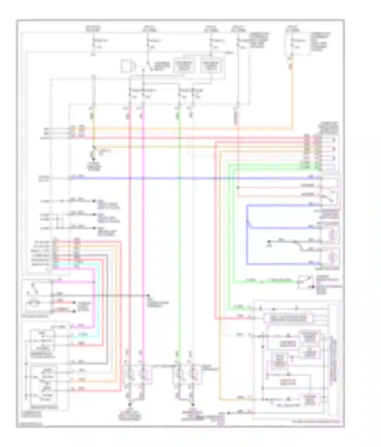 Civic Honda VIII (2005-2009): Headlights circuit, except hybrid
