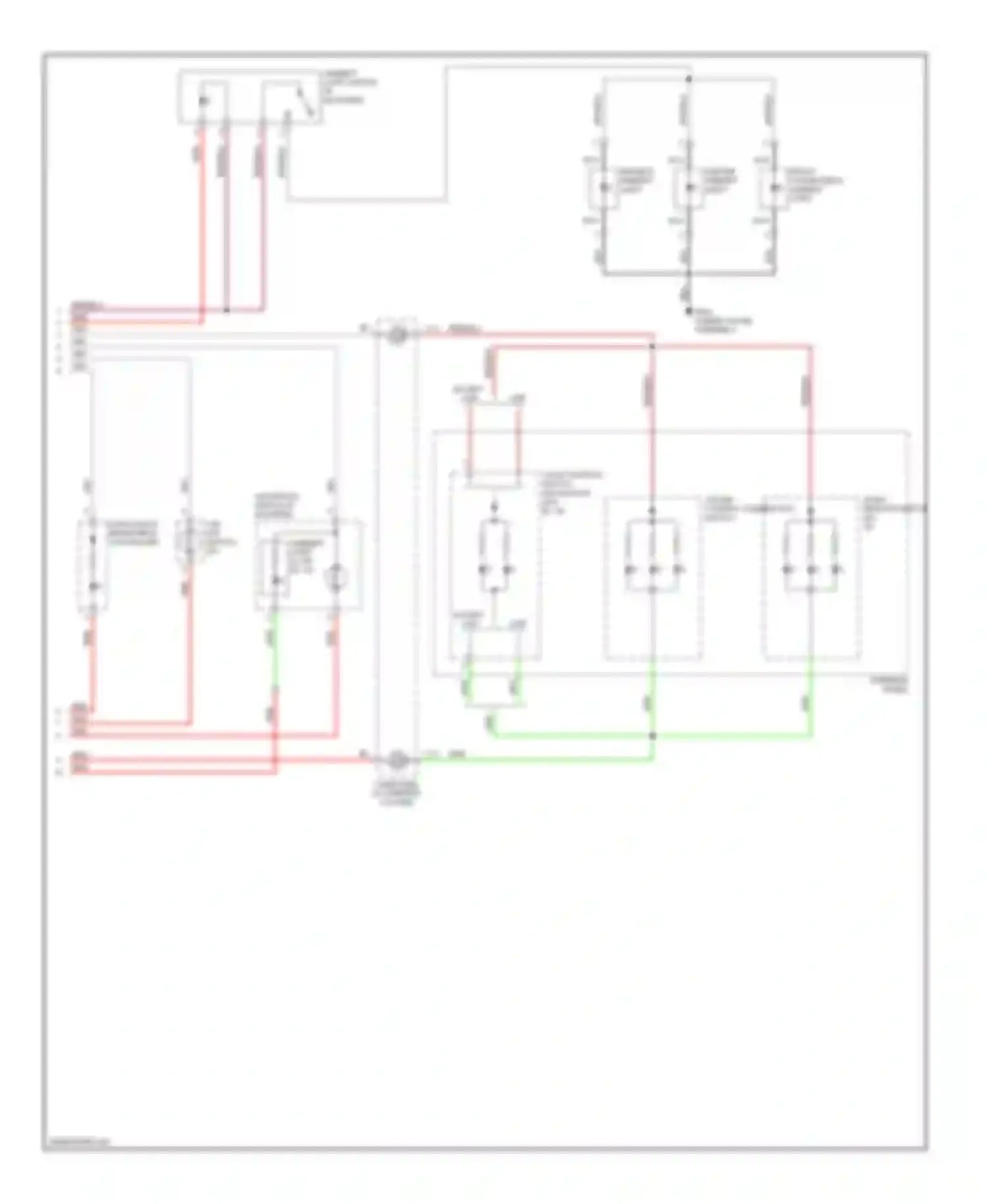 Civic Honda VIII (2005-2009): Instrument illumination circuit, except hybrid (2 of 2)