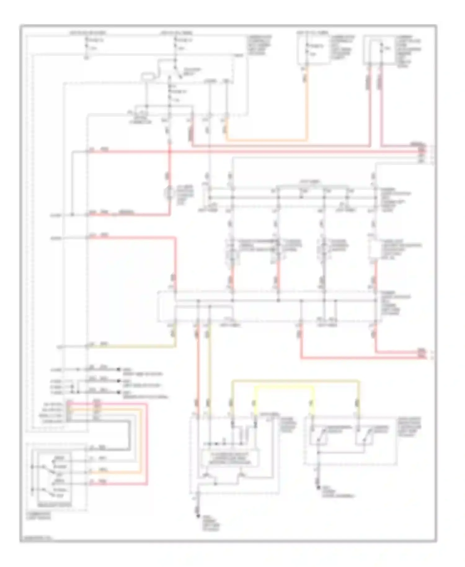 Civic Honda VIII (2005-2009): Instrument illumination circuit, hybrid (1 of 2)