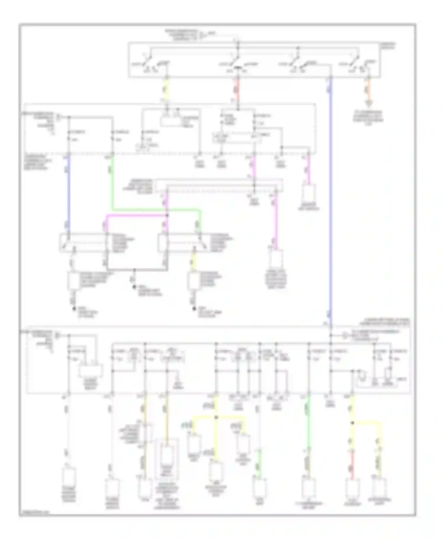 Civic Honda VIII (2005-2009): Power distribution circuit, hybrid (2 of 3)