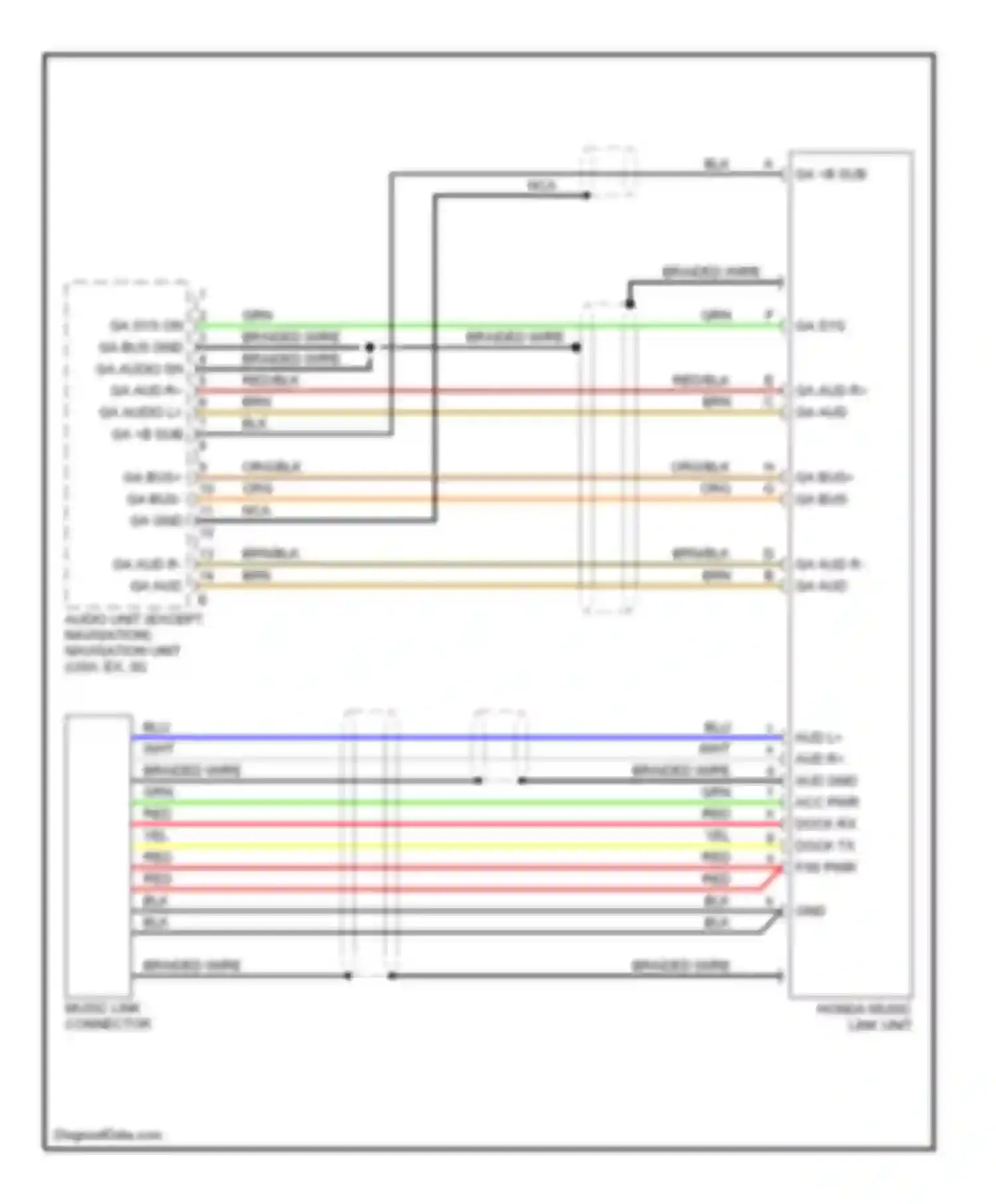 Civic Honda VIII (2005-2009): Music link circuit