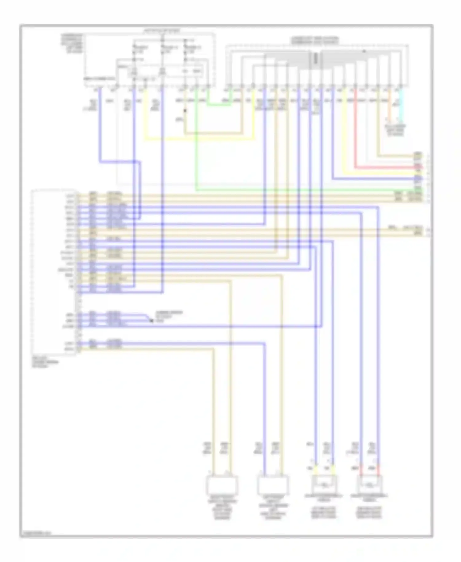 Civic Honda VIII (2005-2009): Supplemental restraints circuit, except hybrid (1 of 4)