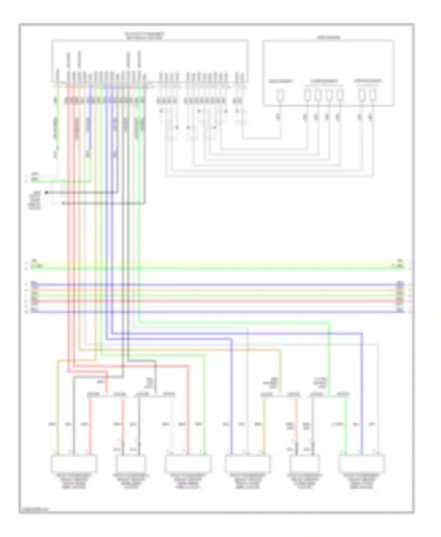 Civic Honda VIII (2005-2009): Supplemental restraints circuit, except hybrid (3 of 4)