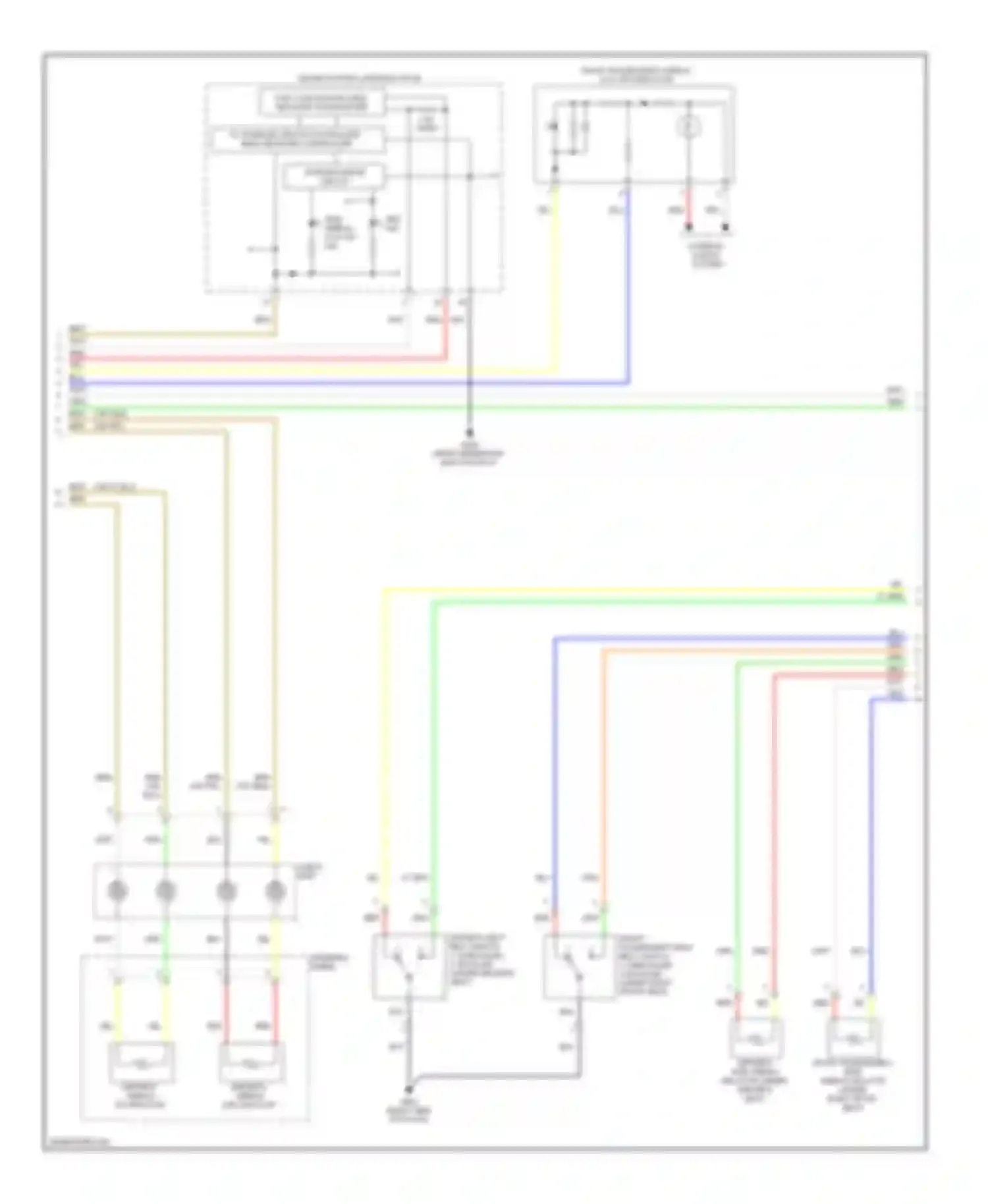 Civic Honda VIII (2005-2009): Supplemental restraints circuit, hybrid (2 of 4)