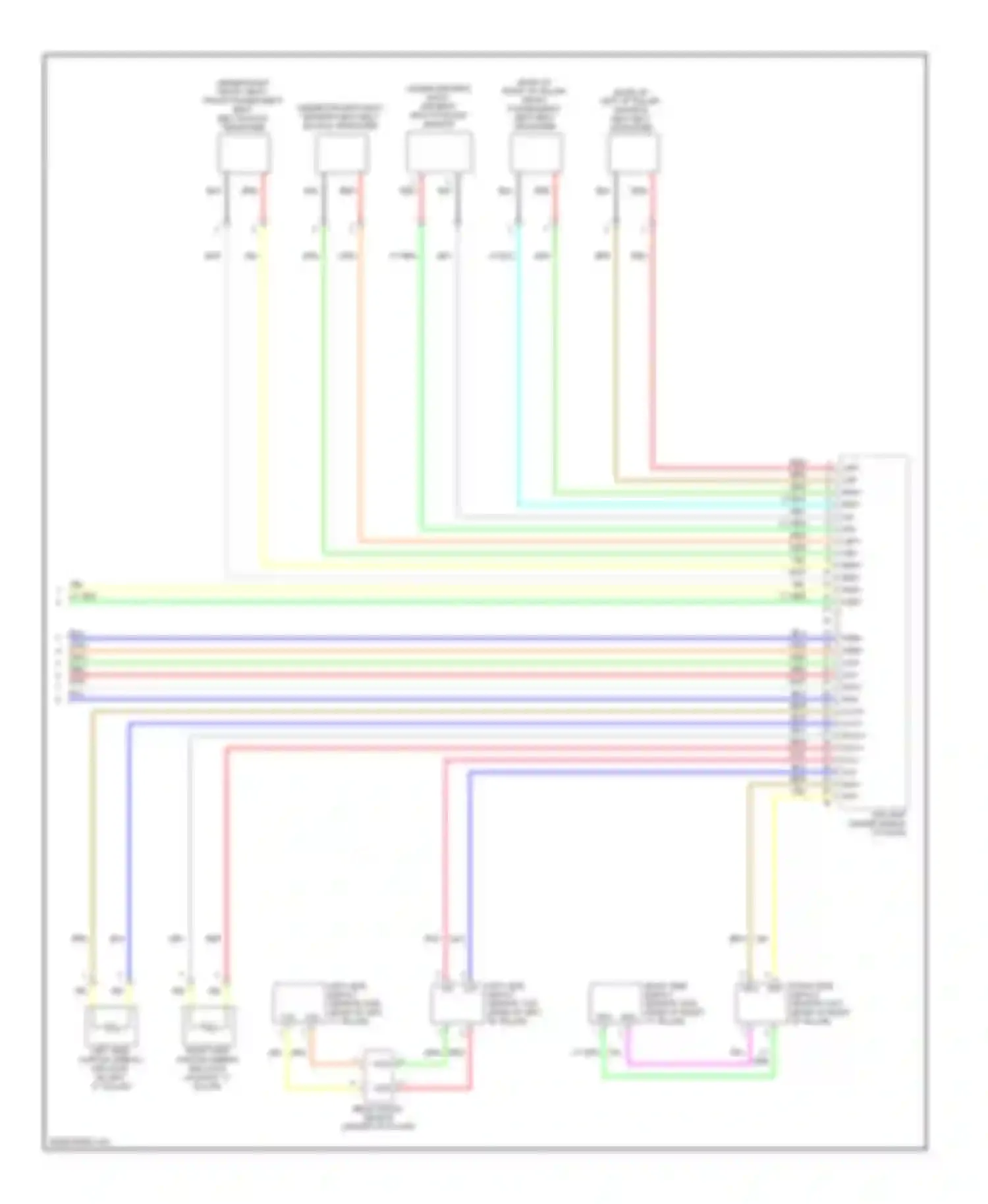 Civic Honda VIII (2005-2009): Supplemental restraints circuit, hybrid (4 of 4)