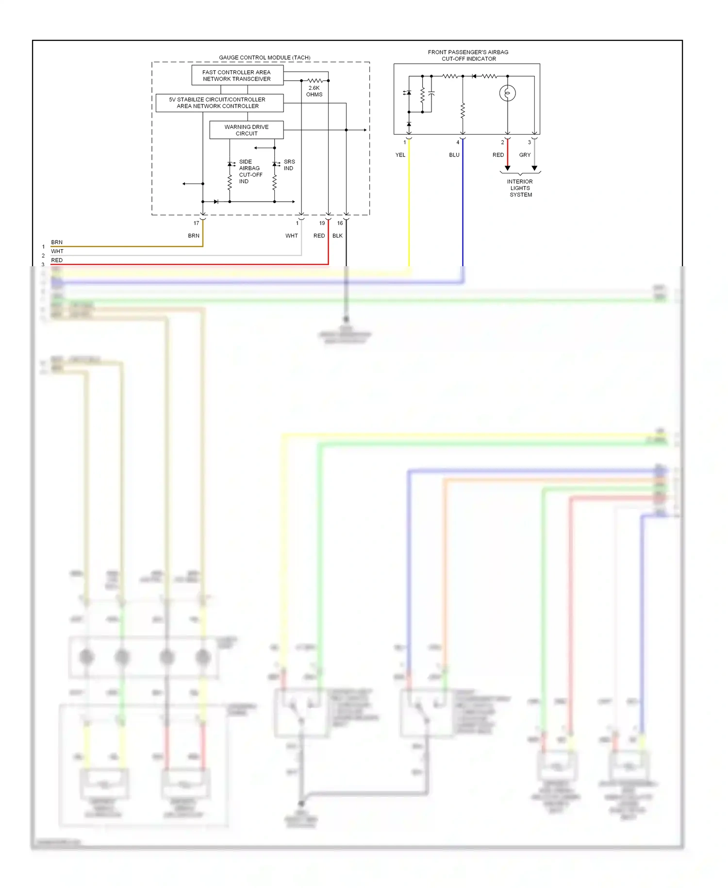 Wiring diagram area network controller for Honda Civic VIII (2005-2009) (9 of 11)