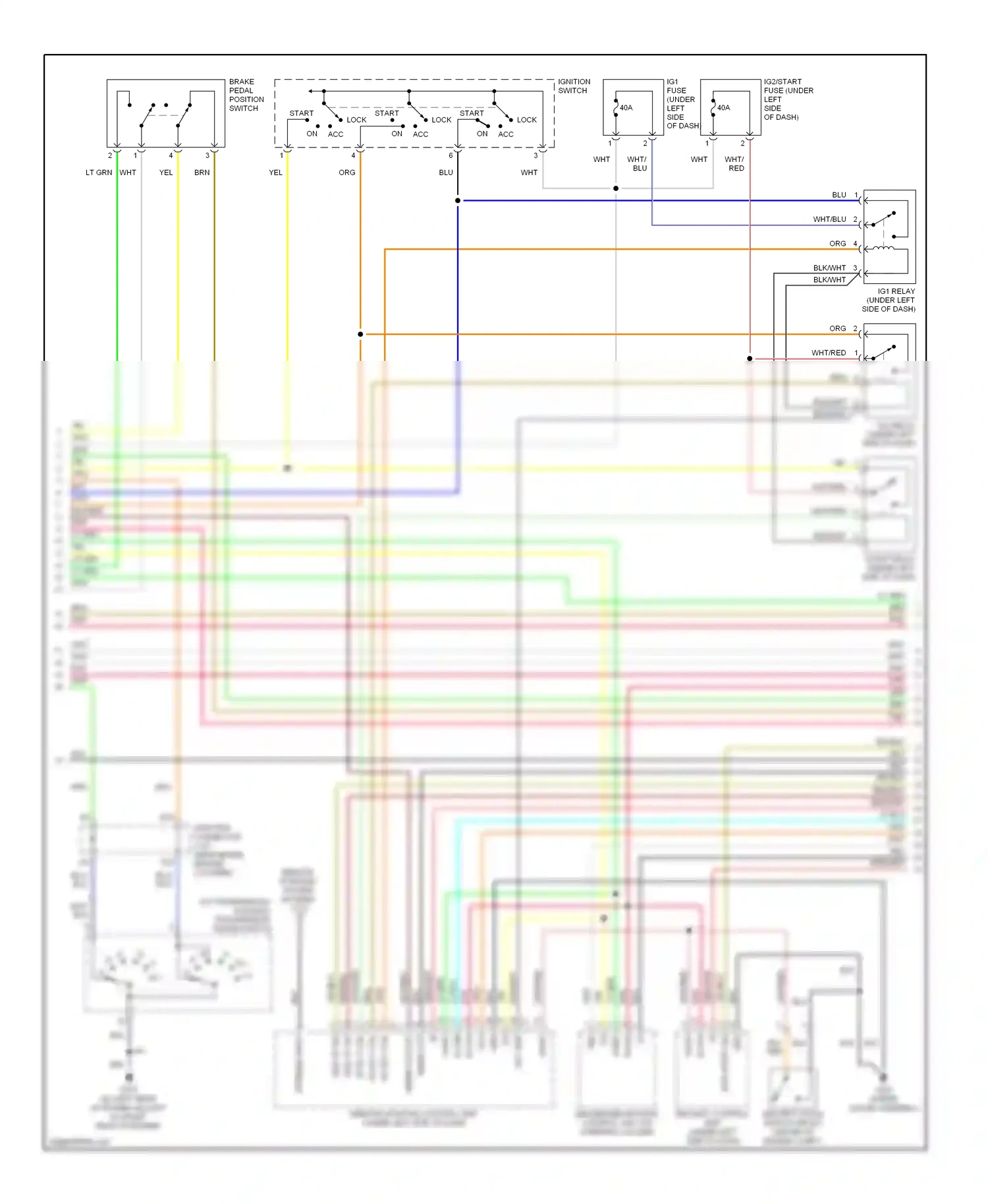 Wiring diagram b-can for Honda Civic VIII (2005-2009) (6 of 7)