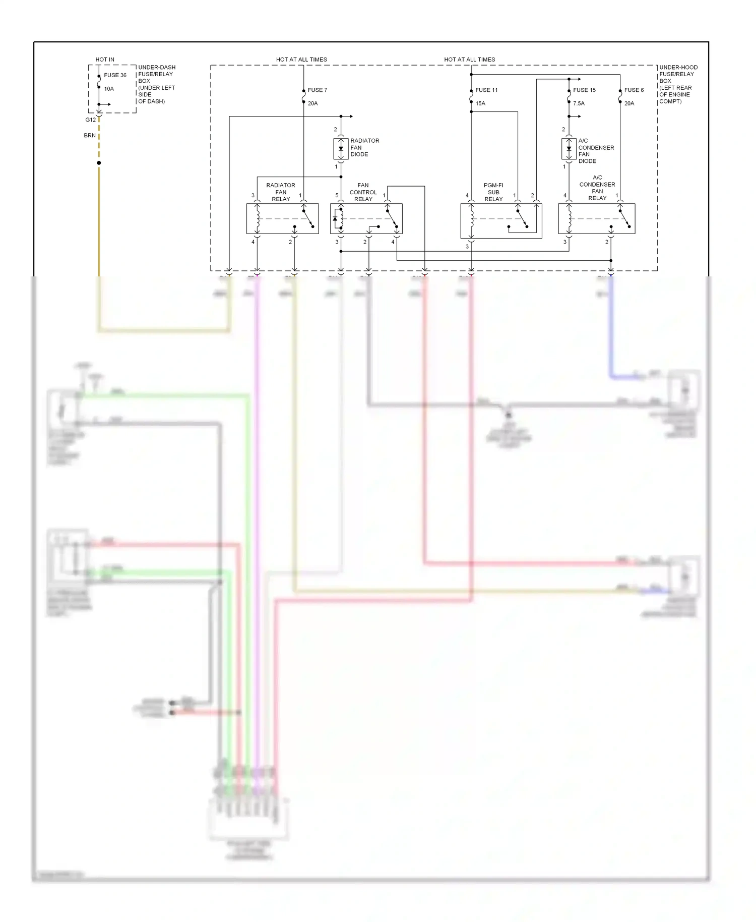 Wiring diagram blk for Honda Civic VIII (2005-2009) (22 of 153)
