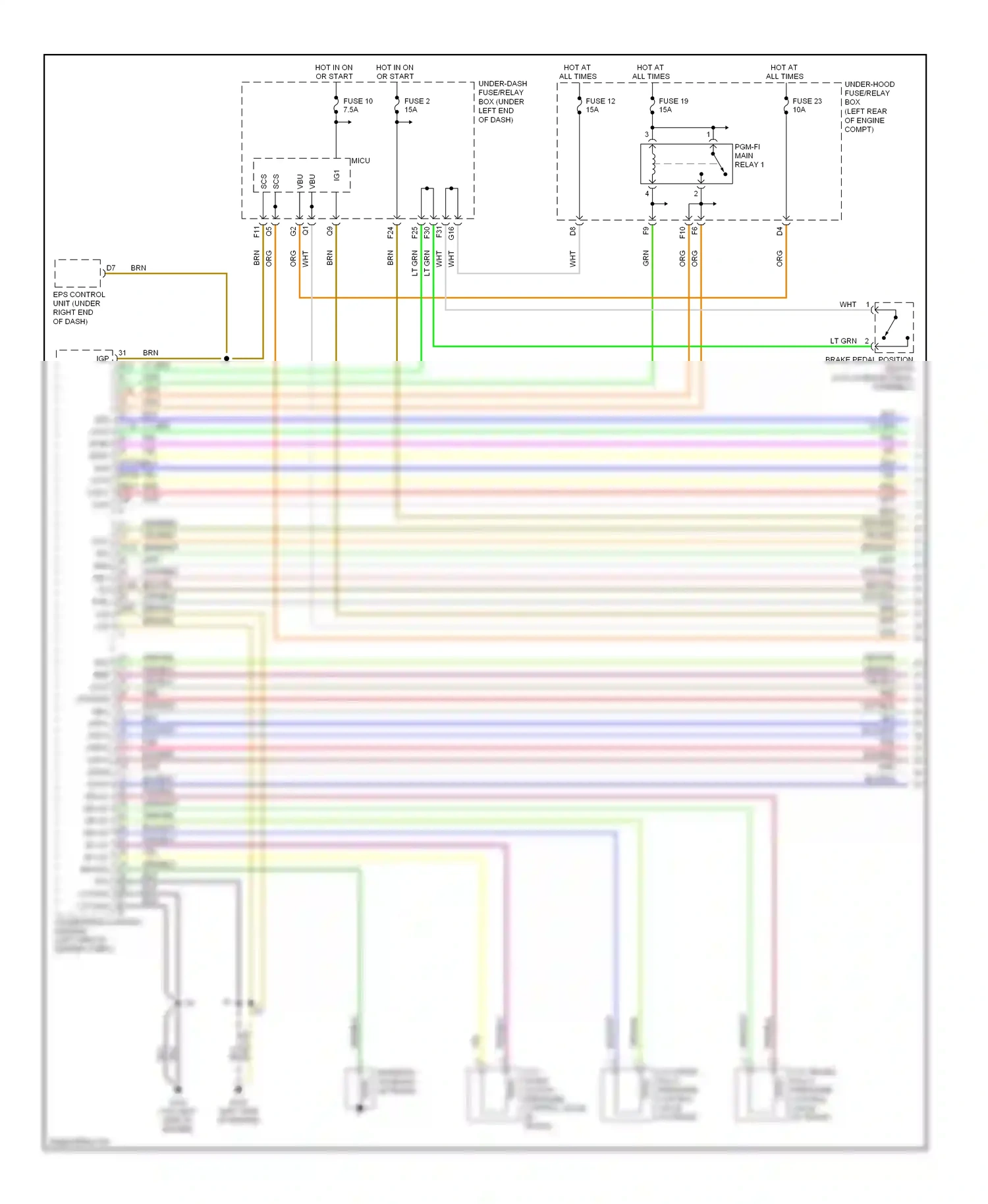 Wiring diagram blk for Honda Civic VIII (2005-2009) (143 of 153)