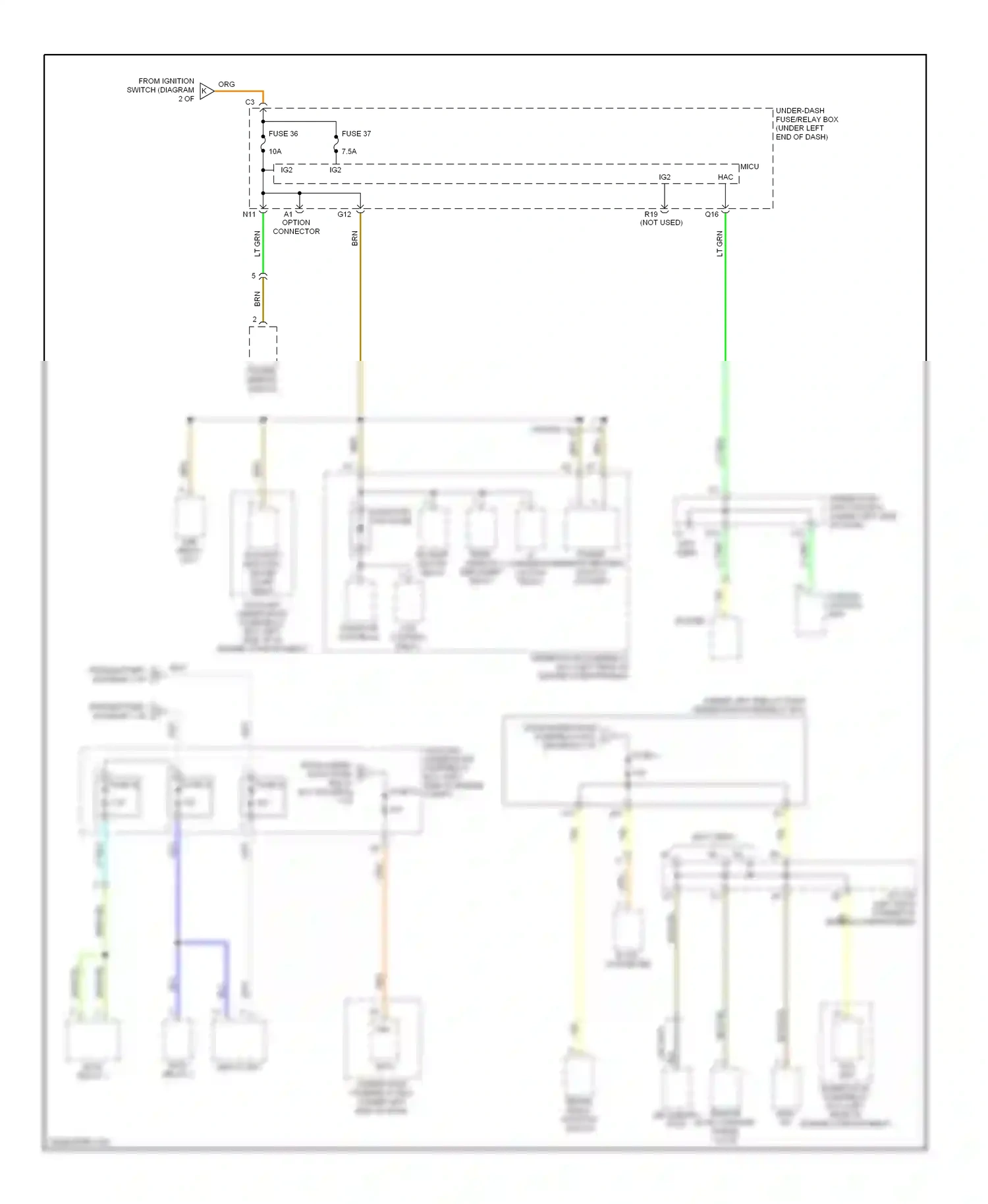 Wiring diagram blk for Honda Civic VIII (2005-2009) (96 of 153)