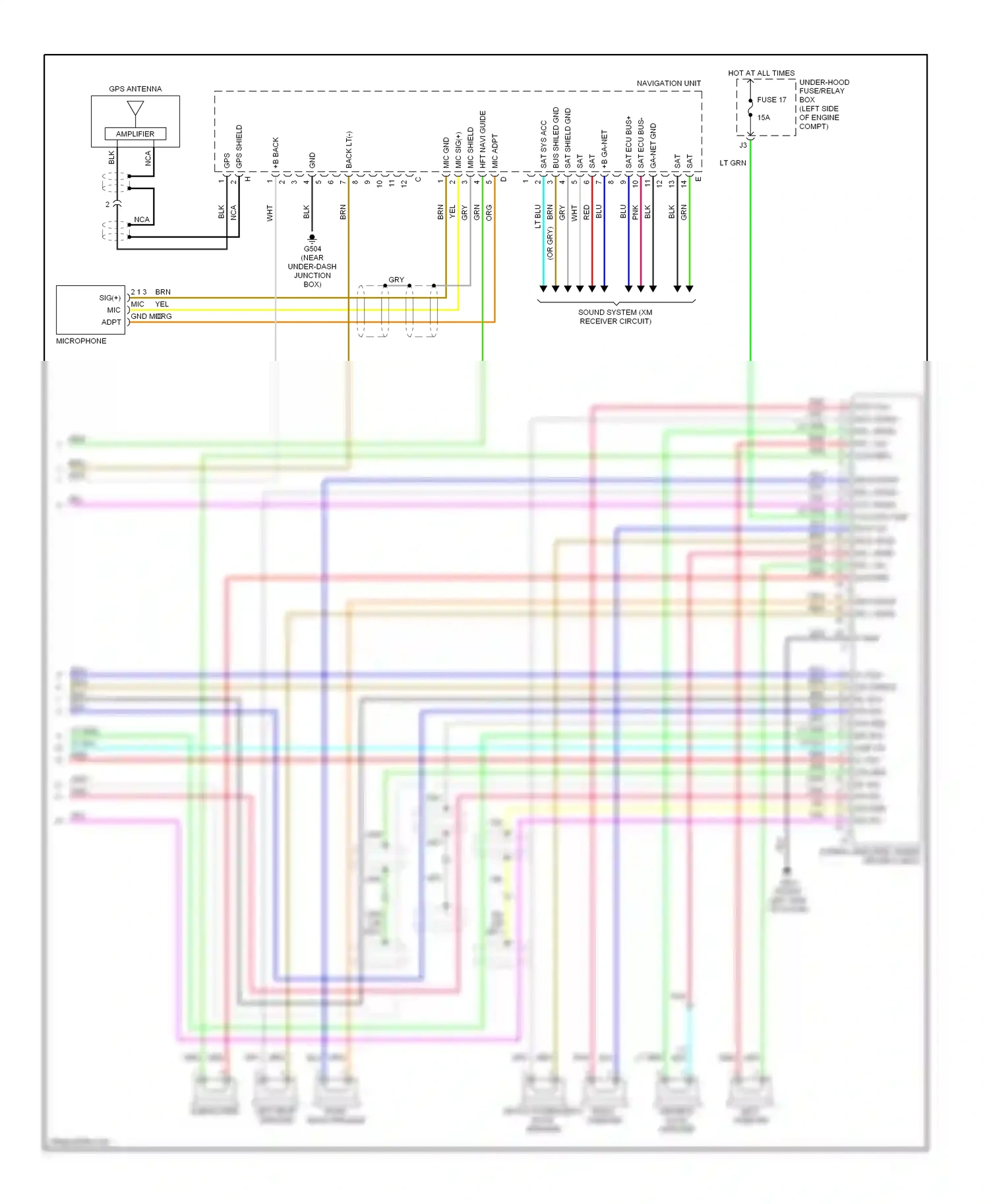 Wiring diagram blk for Honda Civic VIII (2005-2009) (88 of 153)