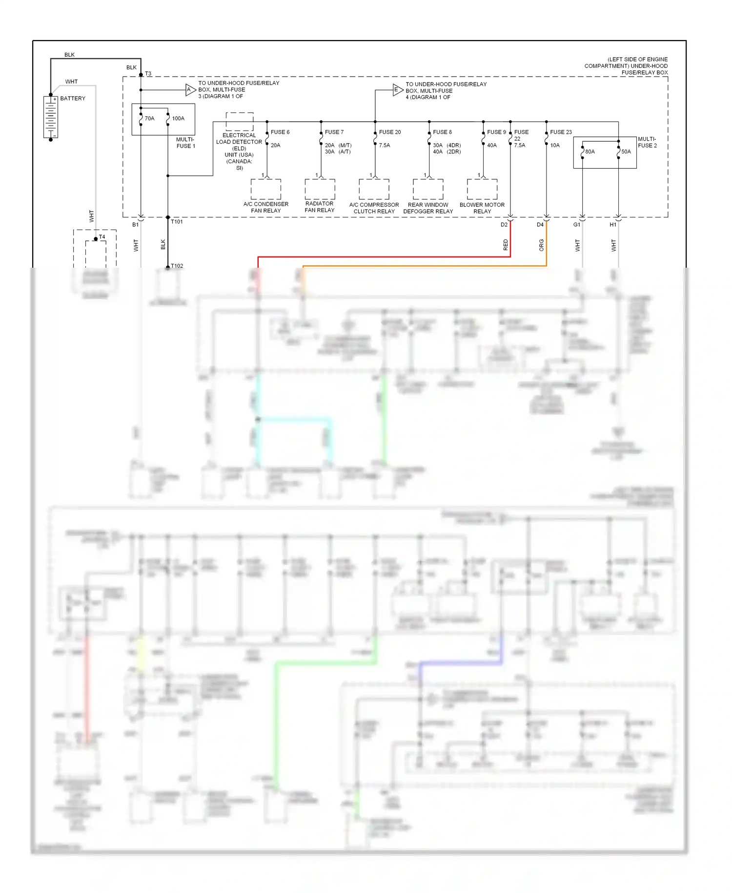 Wiring diagram blk for Honda Civic VIII (2005-2009) (91 of 153)