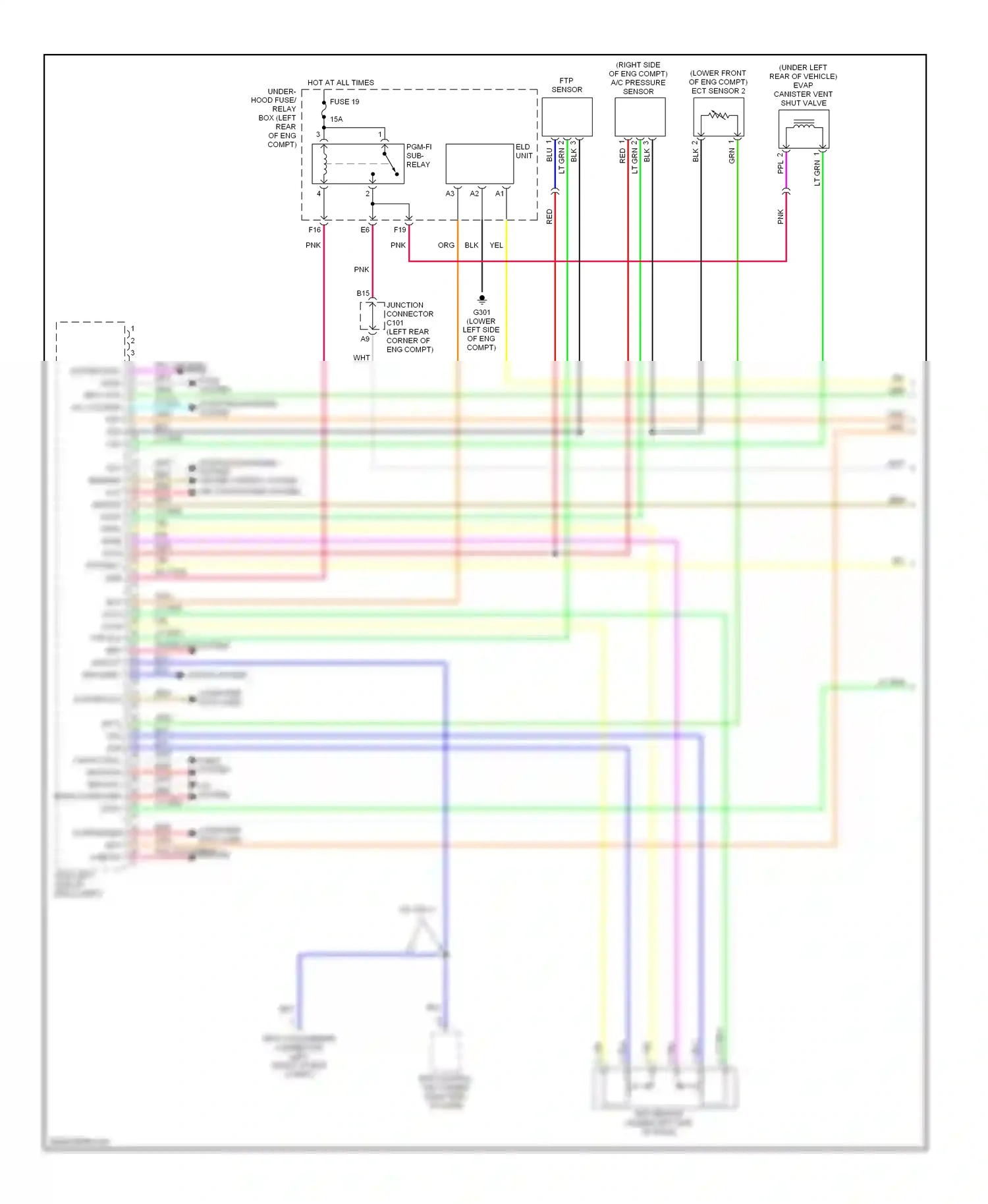 Wiring diagram blu for Honda Civic VIII (2005-2009) (26 of 122)