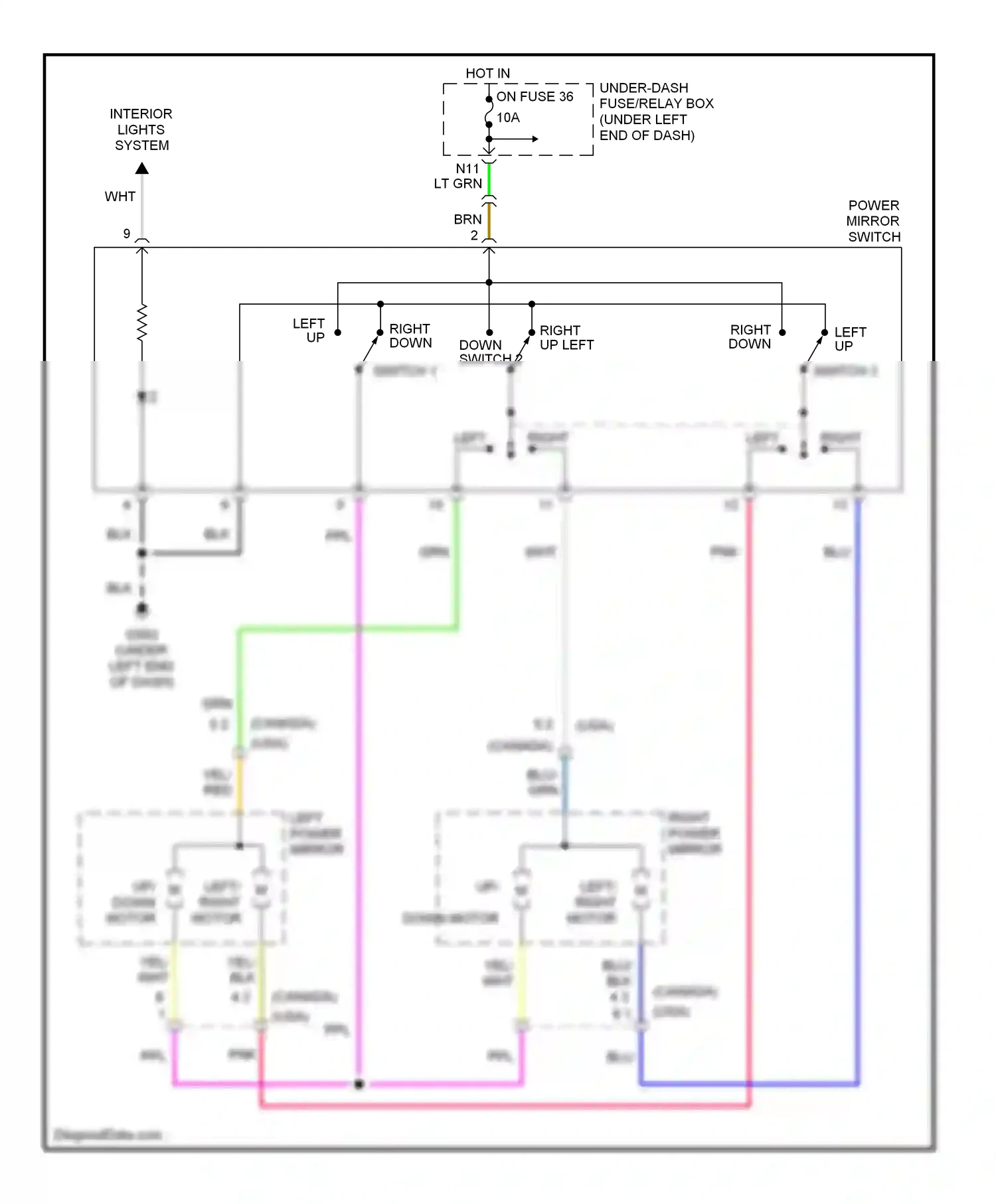 Wiring diagram blu for Honda Civic VIII (2005-2009) (77 of 122)