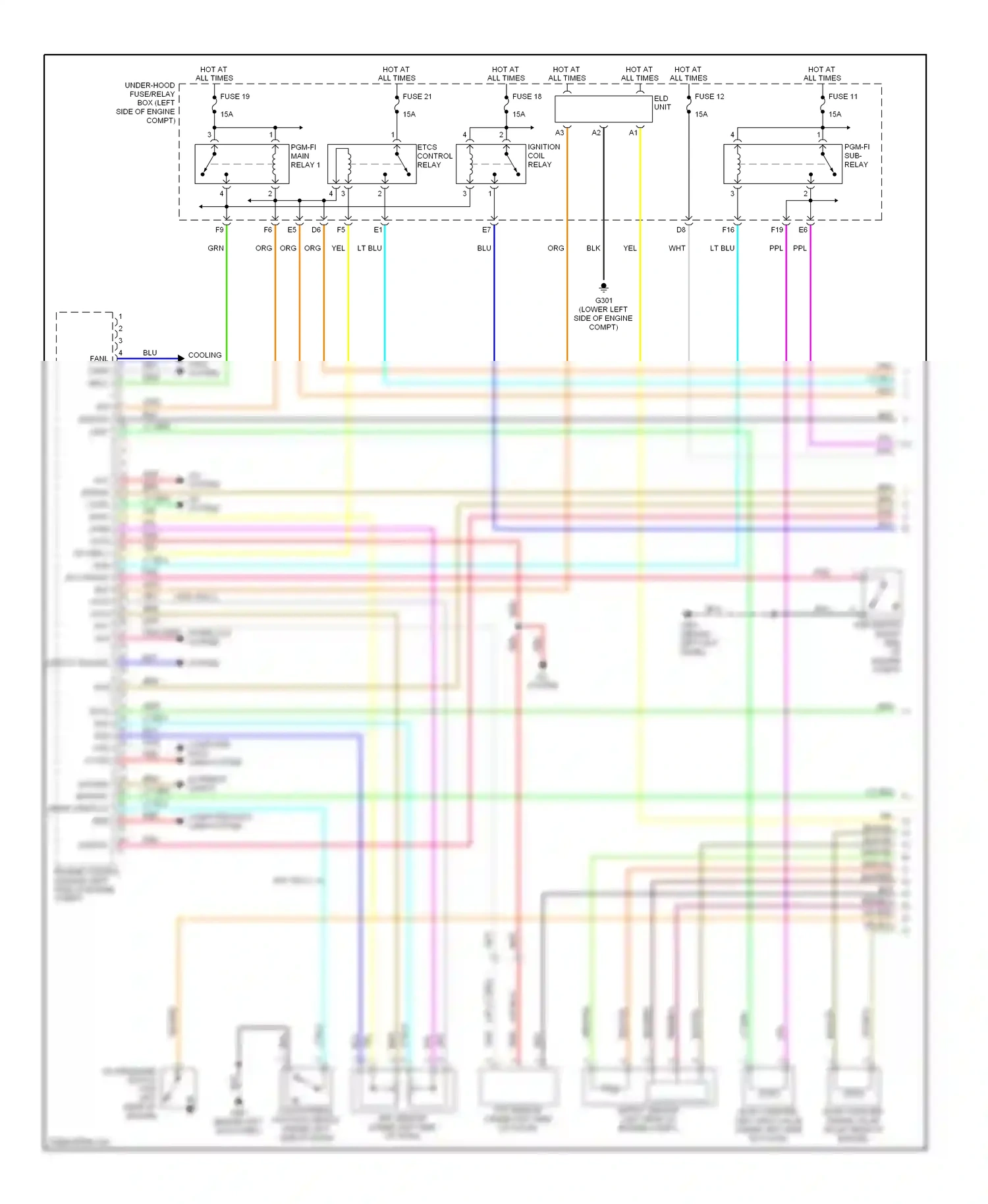 Wiring diagram computer data lines system for Honda Civic VIII (2005-2009) (7 of 12)